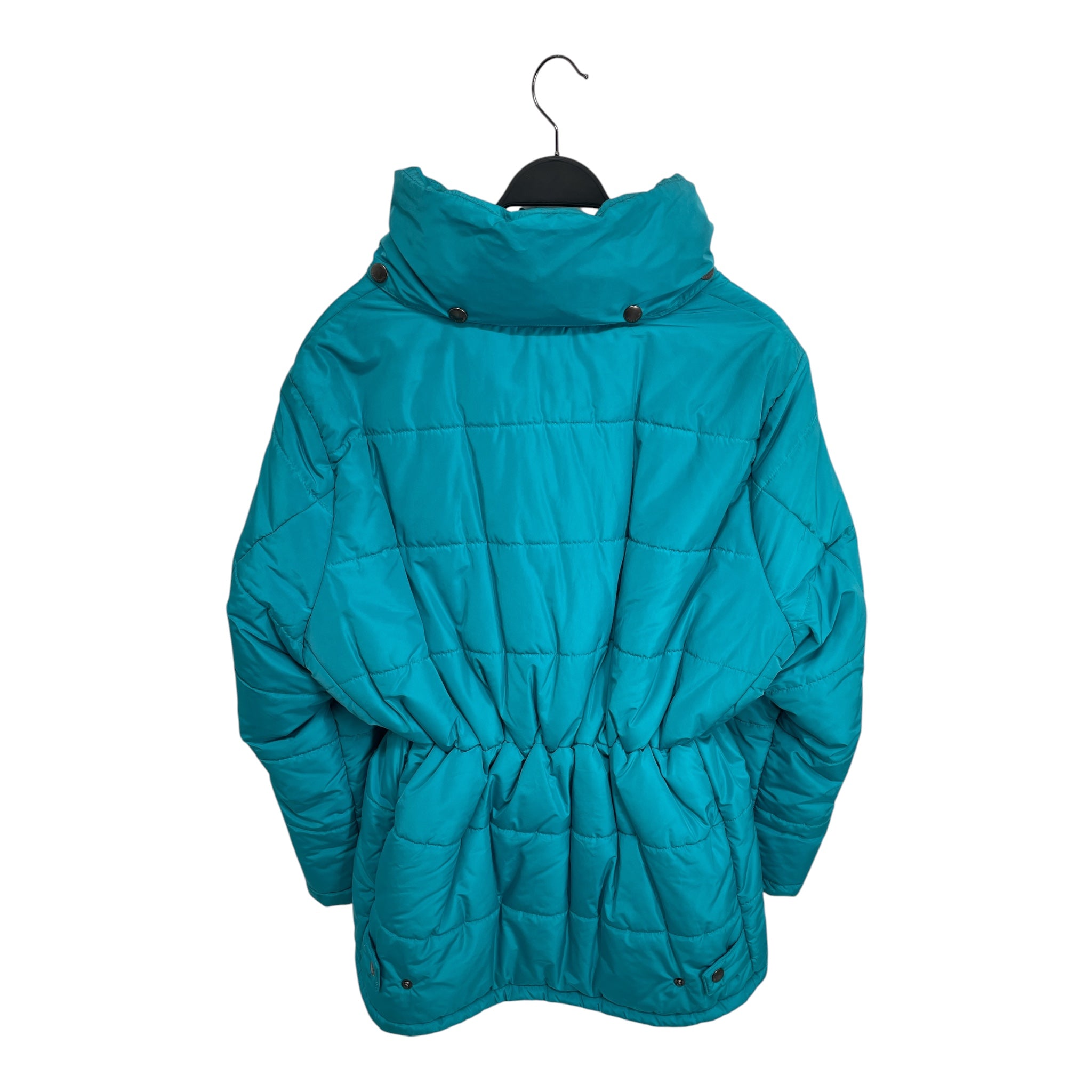 BALENCIAGA/Puffer Jkt/46/Polyester/BLU/2019 DOUBLE B CINCH WAIST PARK view 2