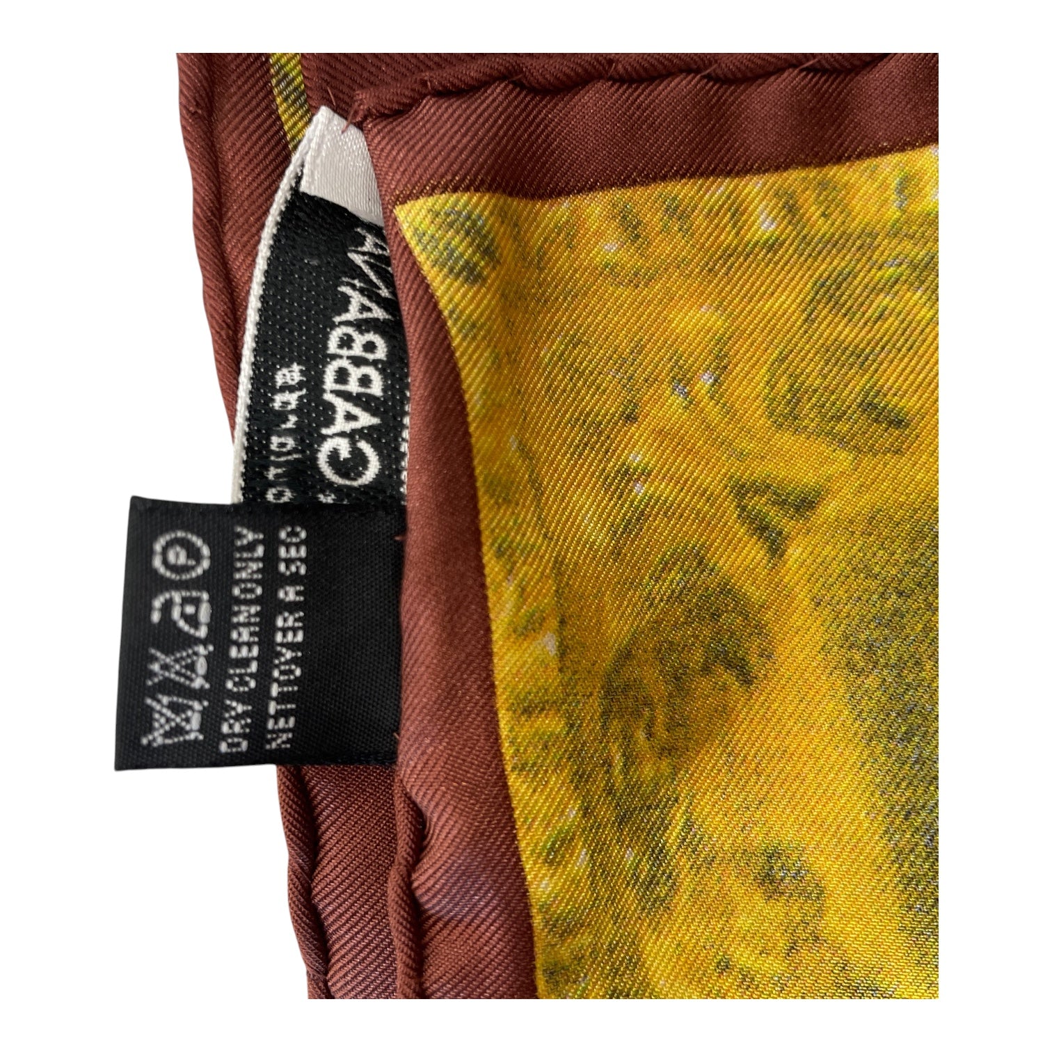 DOLCE&GABBANA/Scarf/All Over Print/Silk/YEL/L's/ANGEL BABIES view 4