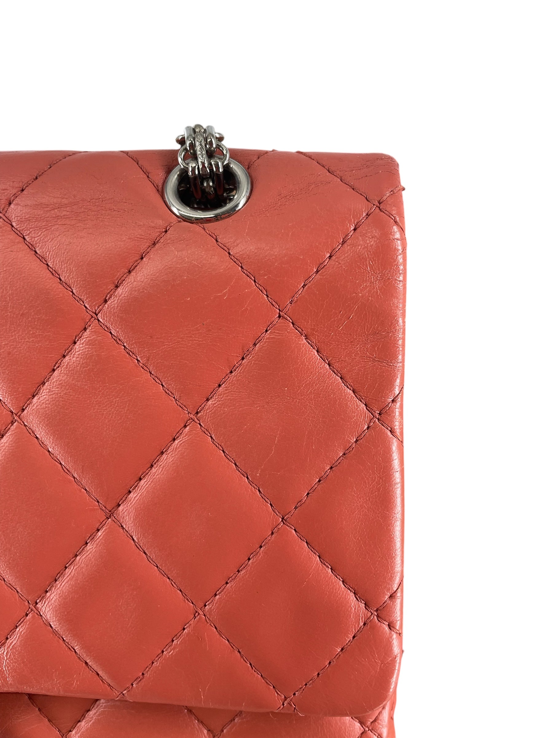 CHANEL/Bag/Leather/ORN/14656759 Org Slvr Hrdwre view 6