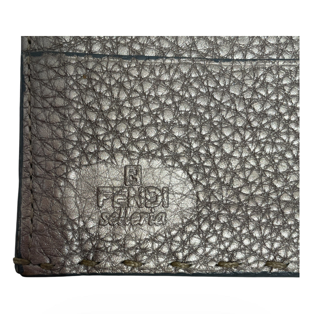 FENDI/Long Wallet/Leather/SLV/L's/SELLERIA LONG METALLIC view 4