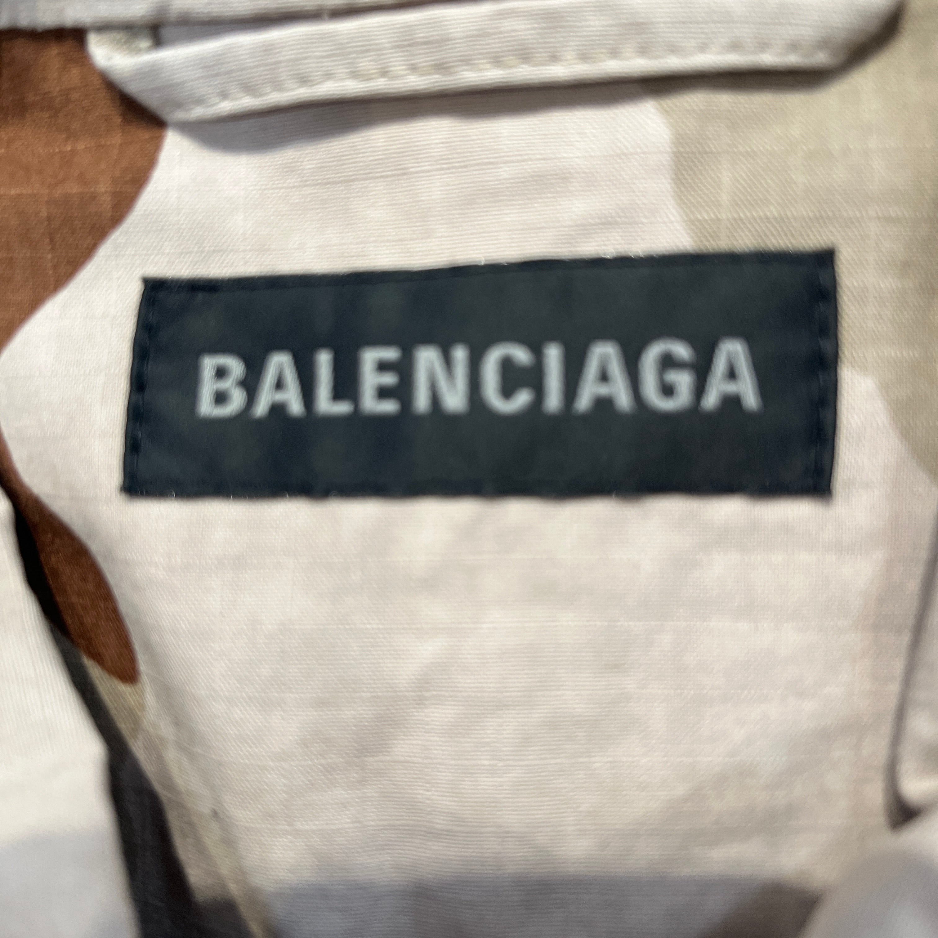 BALENCIAGA/Jacket/39/Cotton/KHK/Camouflage/CAMO RIPSTOP view 3
