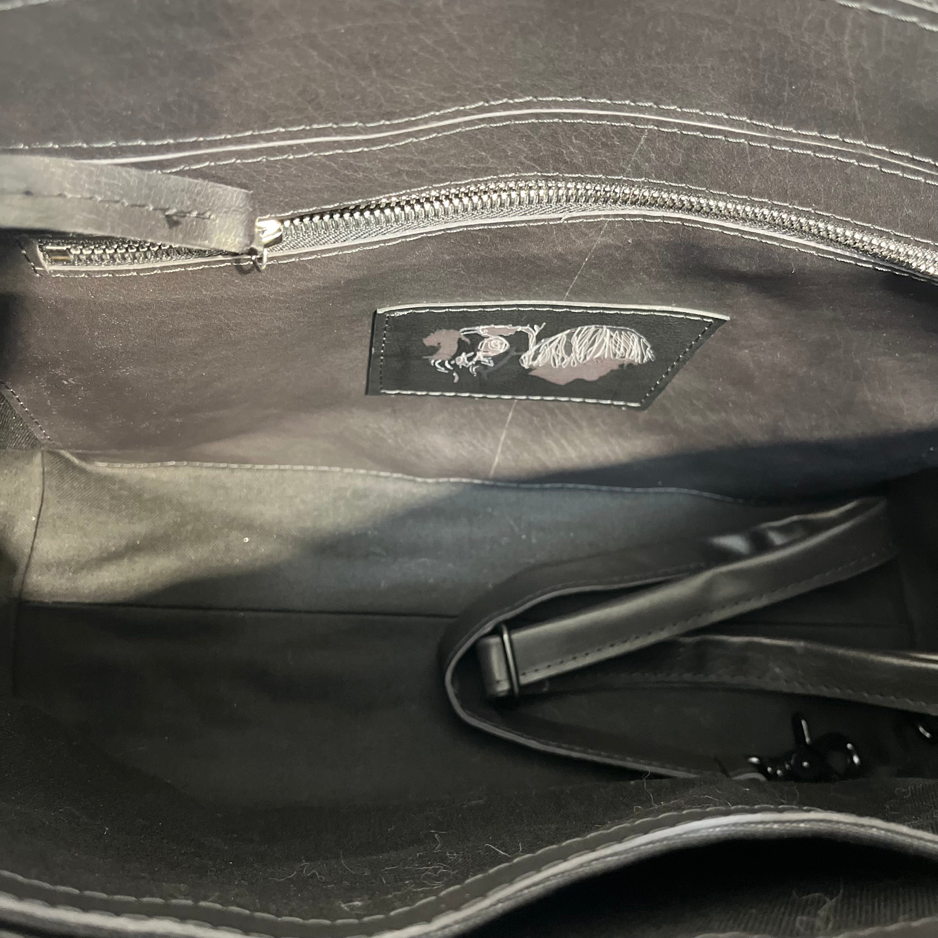NKTRMNV/Bag/BLK/large with long handles view 4