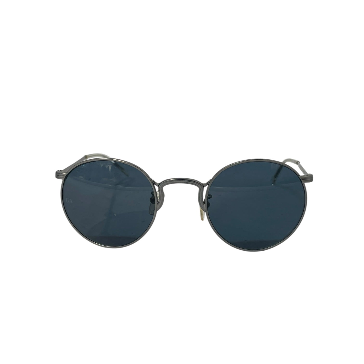 GIORGIO ARMANI/Sunglasses/Metal/SLV/Round/M's/ view 1