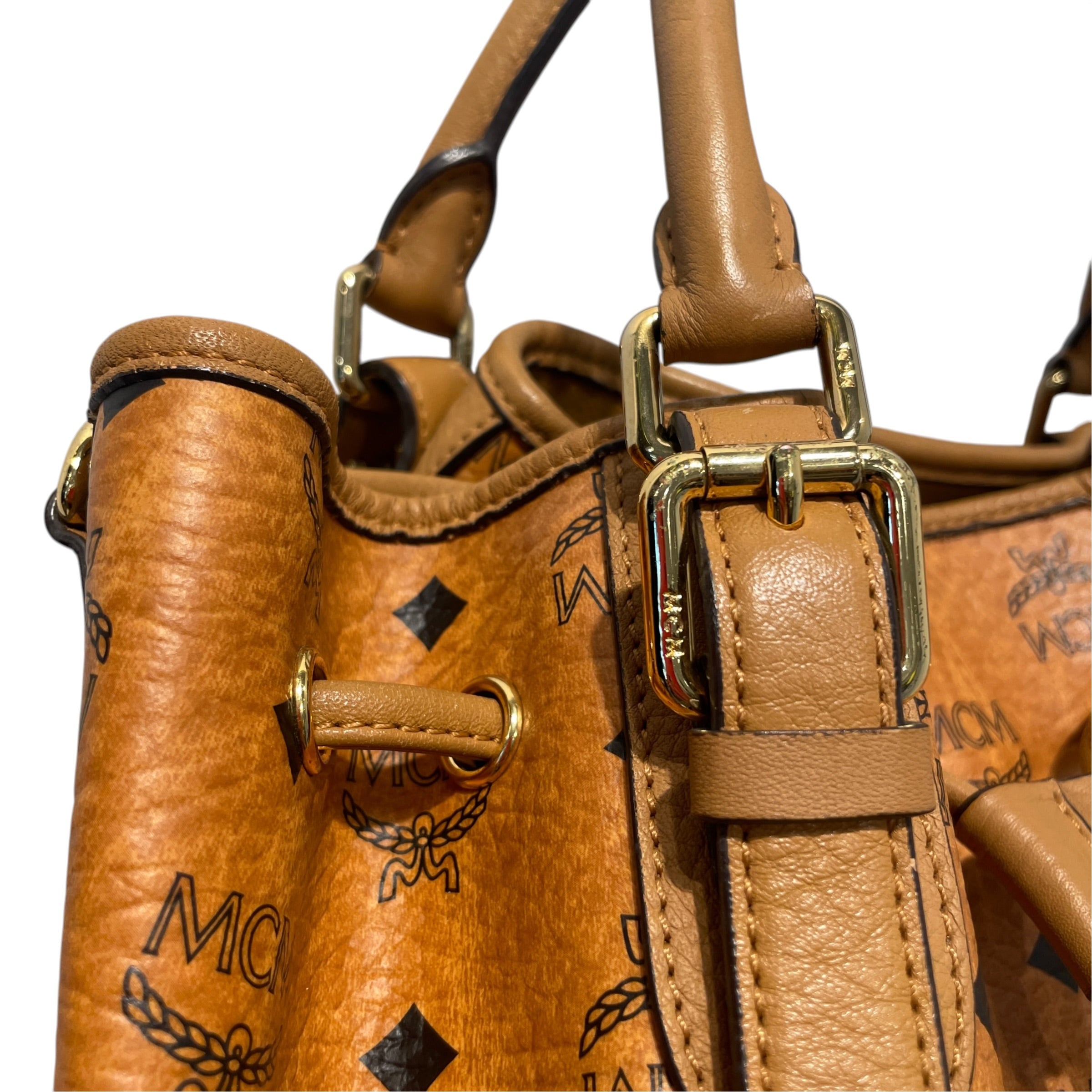 MCM/Hand Bag/Monogram/Leather/BRW/Monogram Hand bag view 7