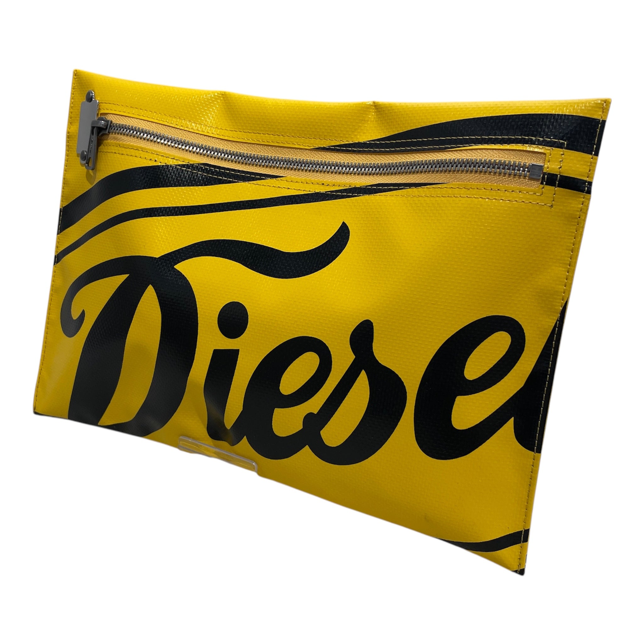 DIESEL/Clutch Bag/Leather/YEL/ view 1