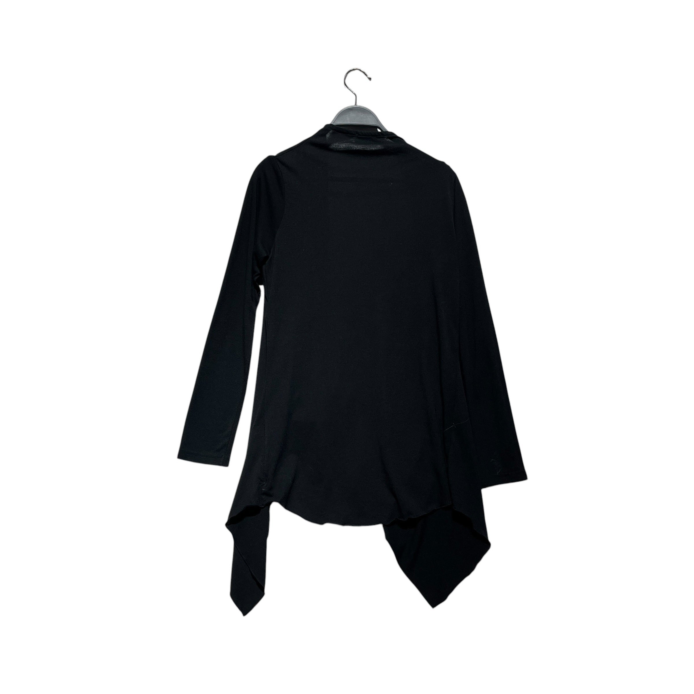 BLACK PEACE NOW/LS Dress/M/Cotton/BLK/Asymetrical Cut view 2