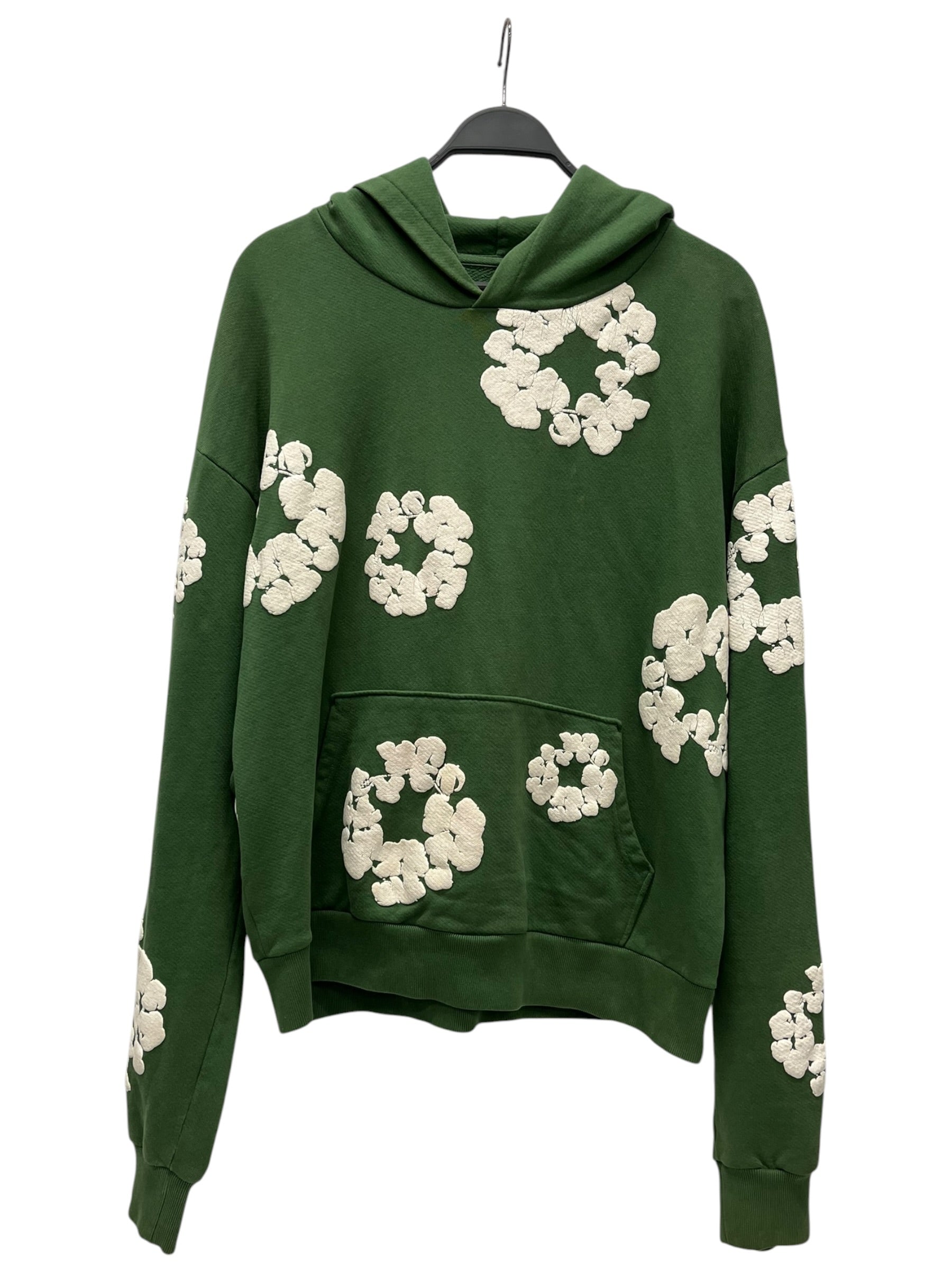 DENIM TEARS/Hoodie/XXL/Cotton/GRN/green classic print view 1