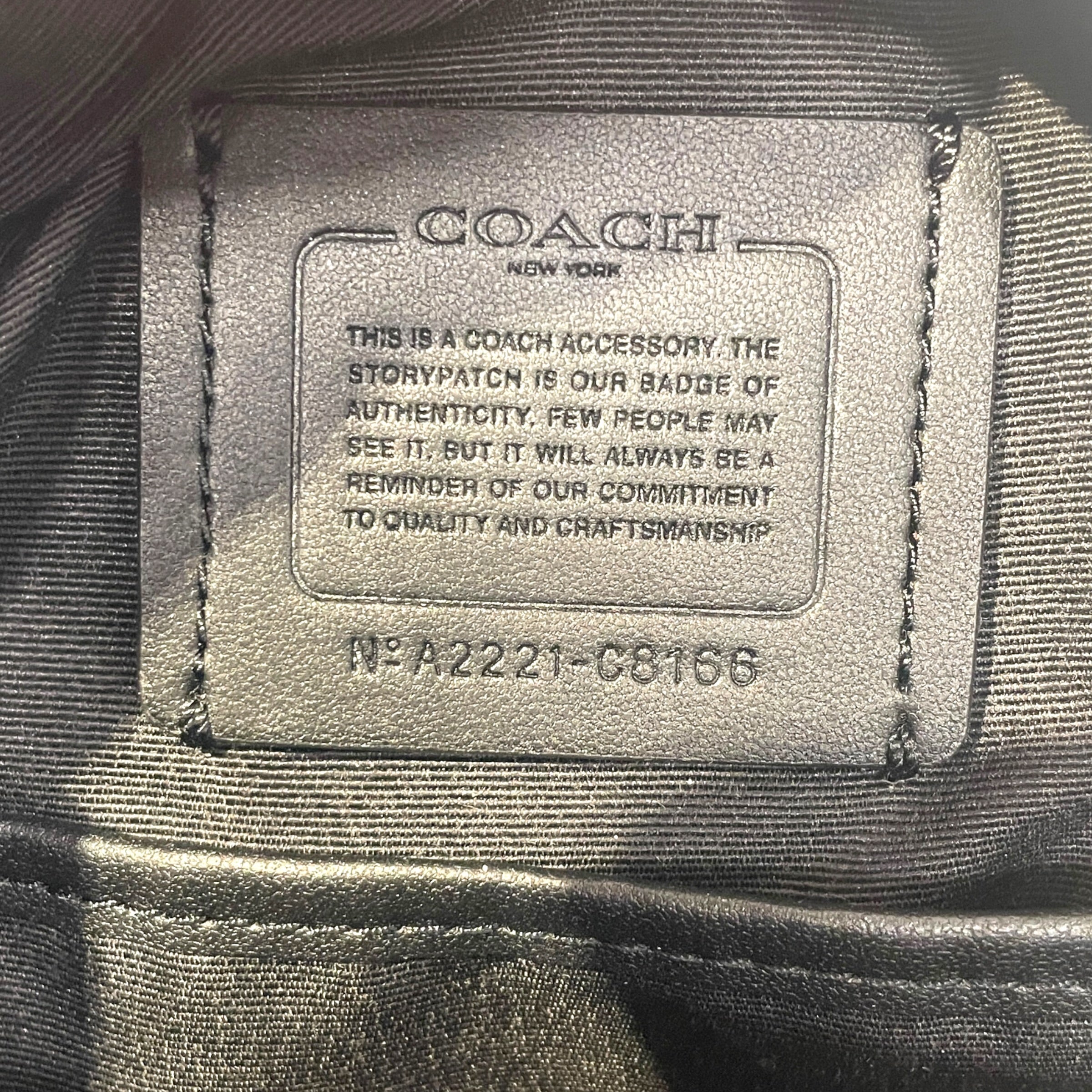 COACH/Backpack/Leather/BLK/Small west dreamy leaves view 6