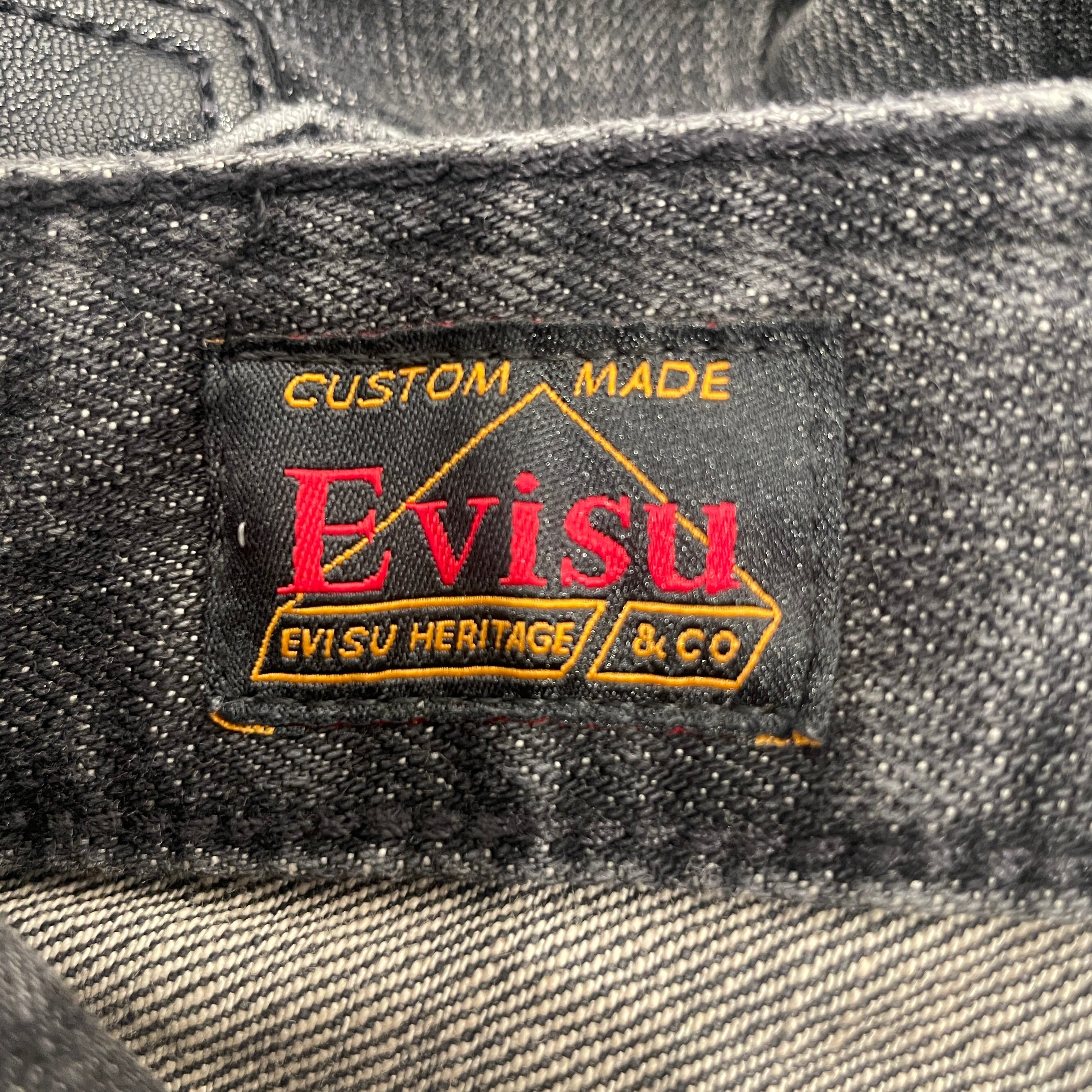 EVISU/Pants/32/Denim/BLK/ view 3
