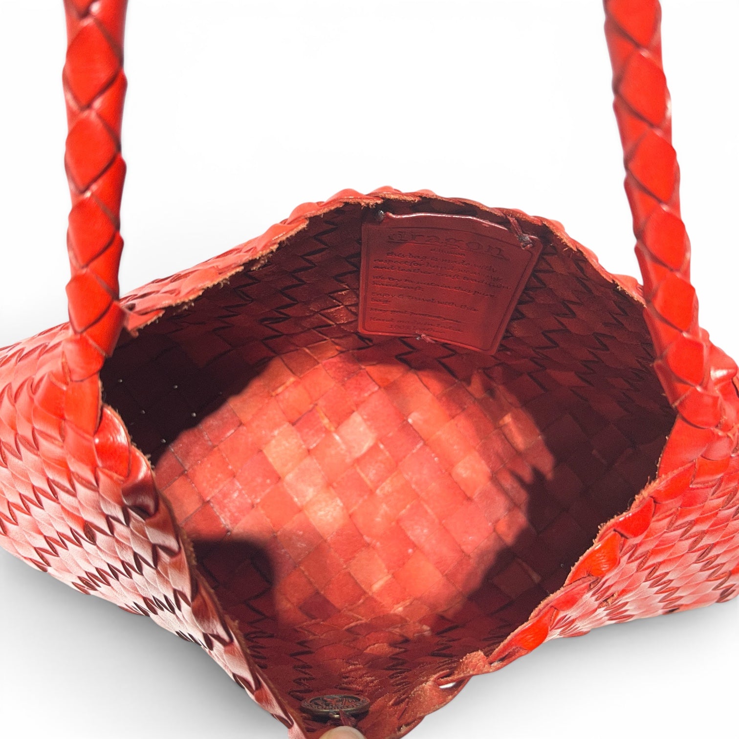 DRAGON DIFFUSION/Hand Bag/RED/WOVEN view 4