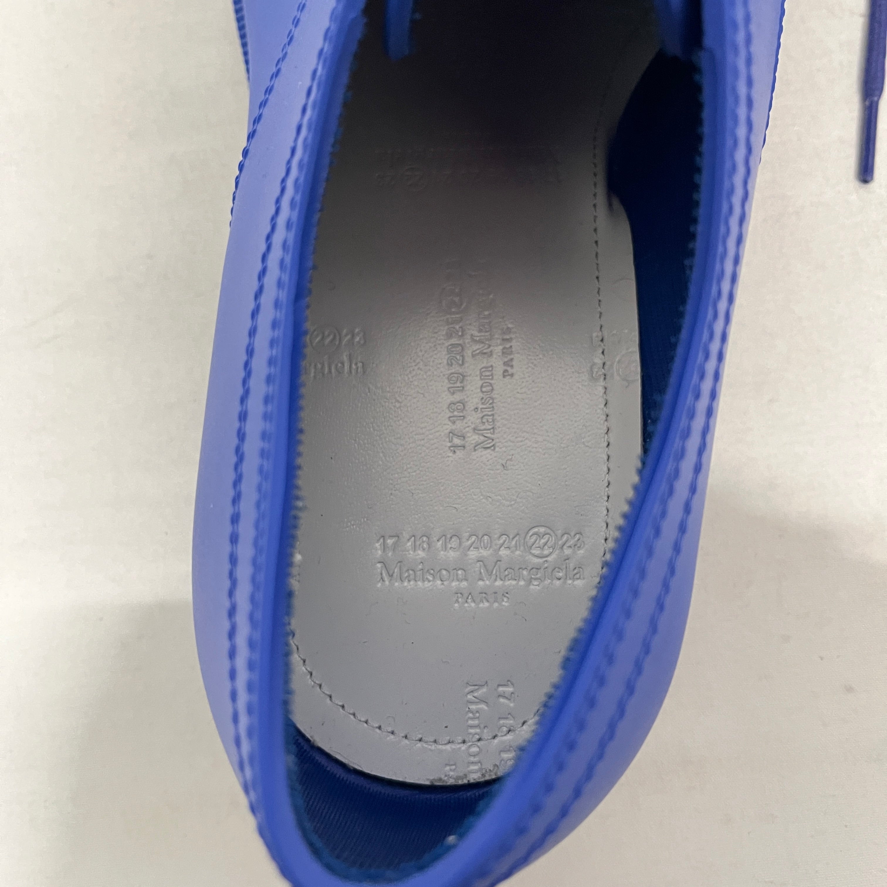 Maison Margiela/Dress Shoes/EU 37/BLU/RUBBER TABI view 4