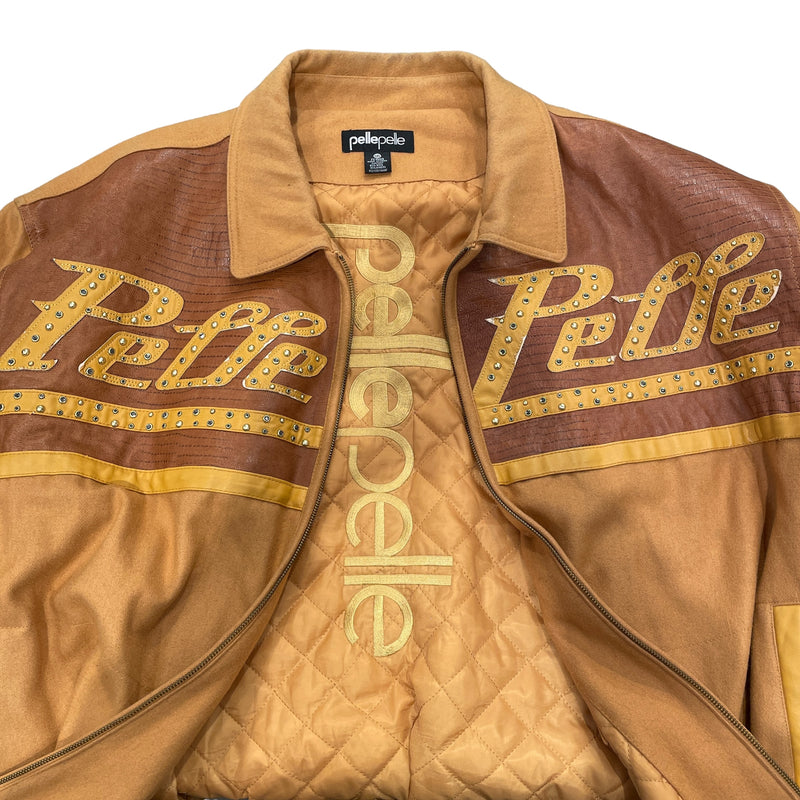 Pelle Pelle/Leather Jkt/XXXXXL/Wool/BEG/