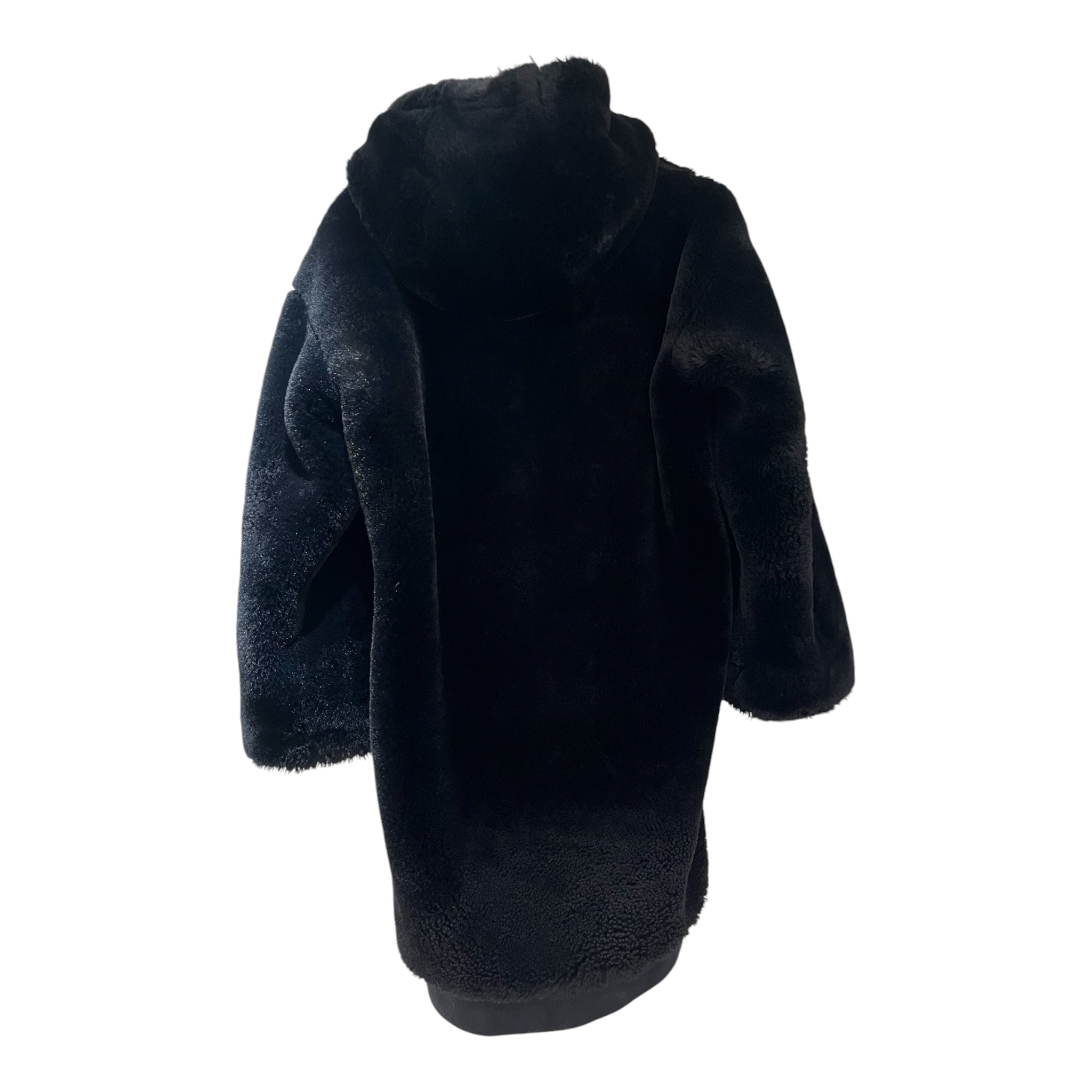 MOOSE KNUCKLES/Puffer Coat/S/Fake Fur/BLK/long coat view 2