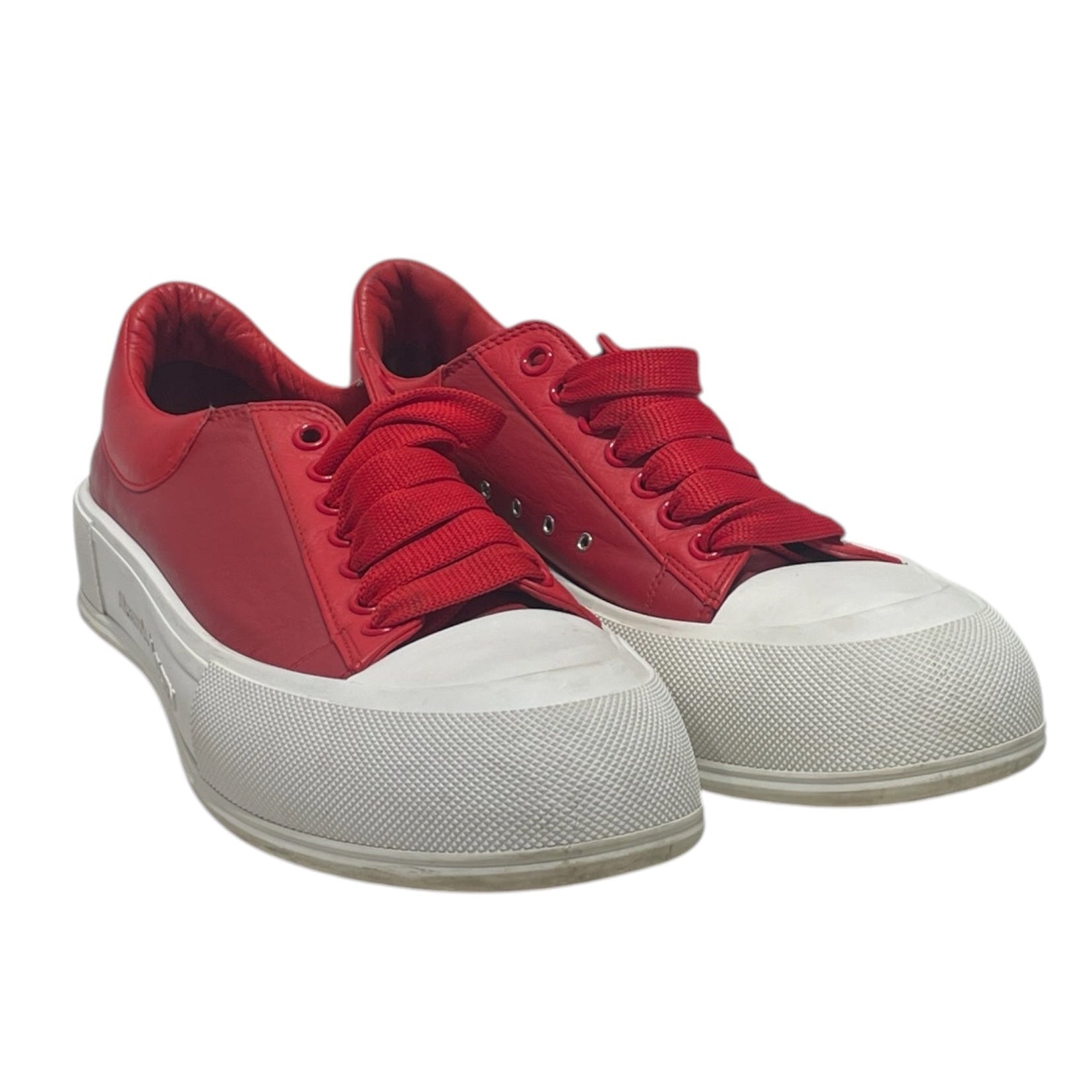 Alexander McQueen/Low-Sneakers/US 12/Leather/RED/ view 1