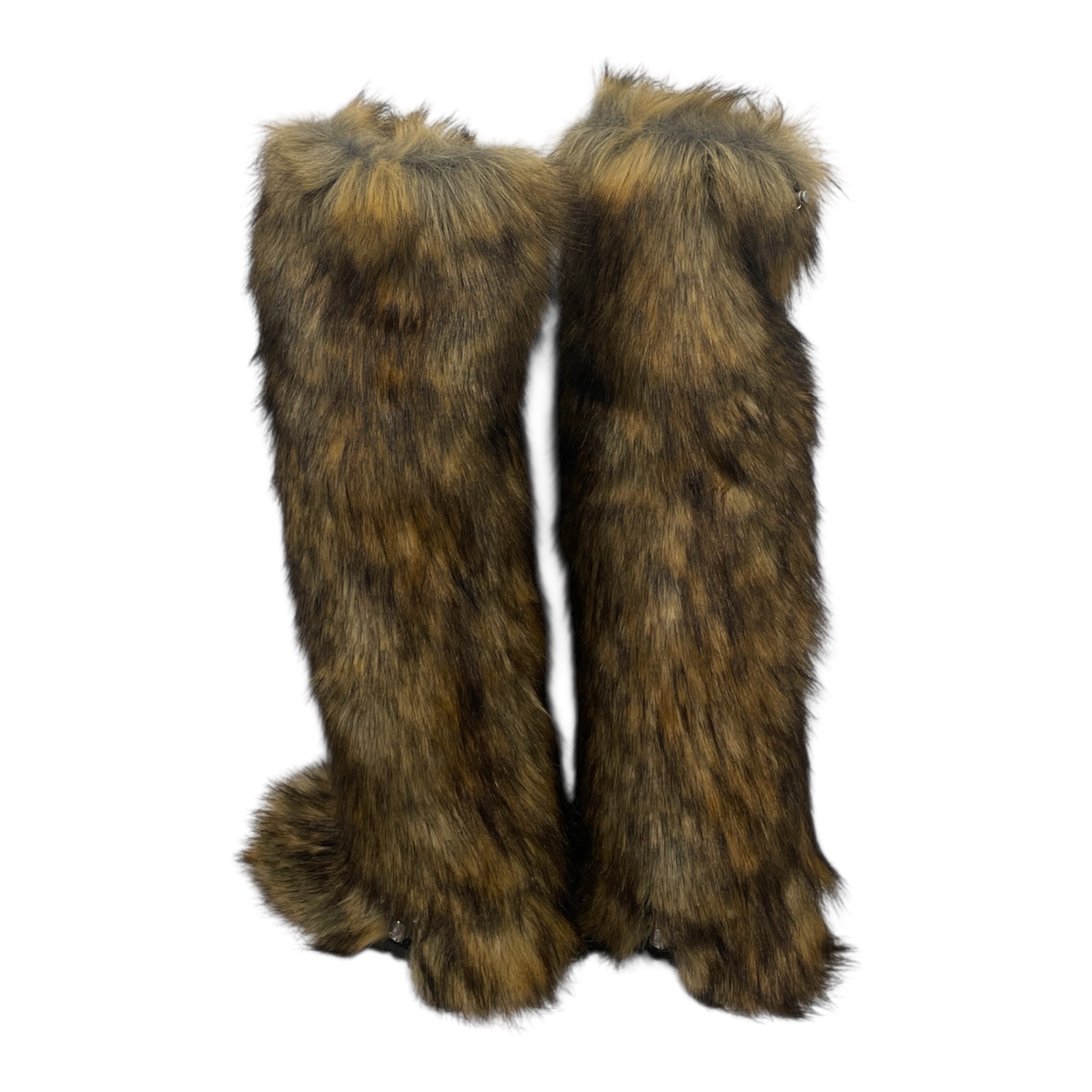 MIU MIU/Long Boots/US 9/Fake Fur/BRW/miu miu aspen over the knee view 2