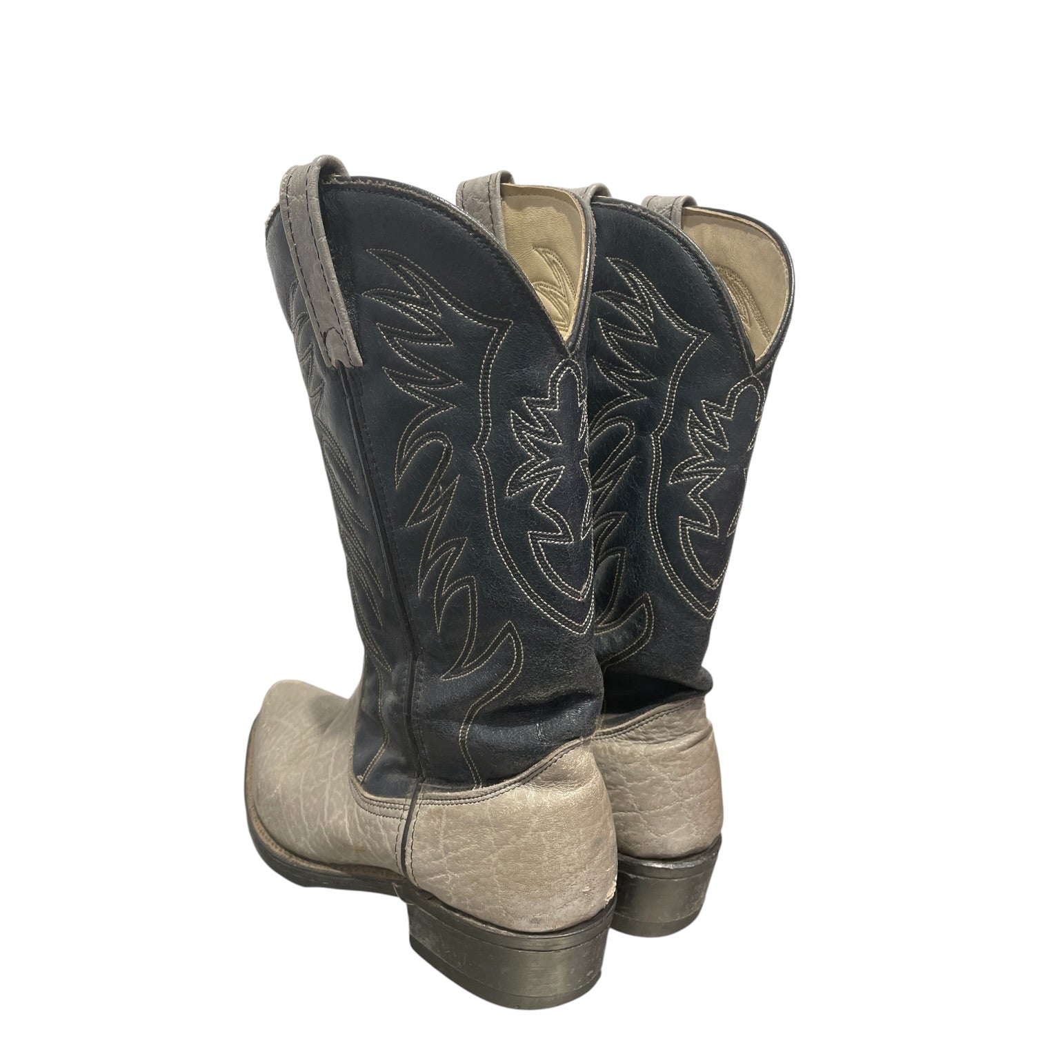 vintage/Cowboy Boots/Leather/SLV/ view 2