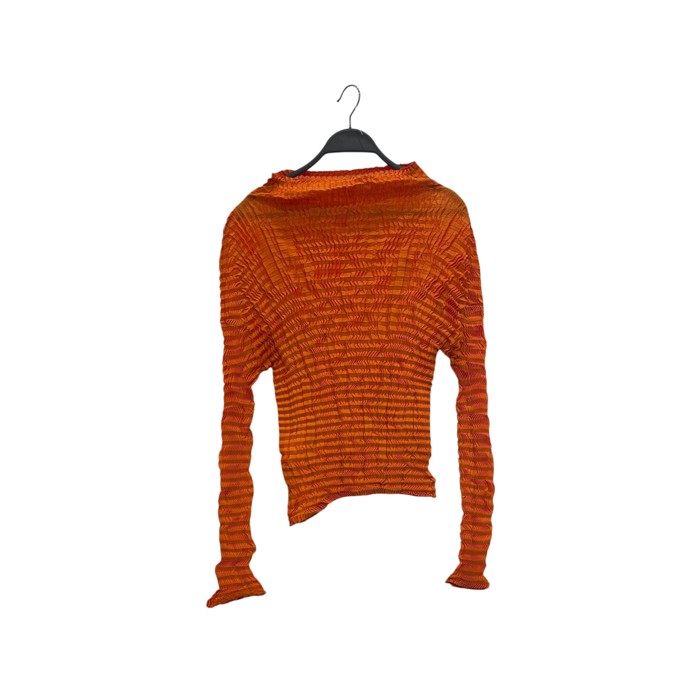PLEATS PLEASE ISSEY MIYAKE/LS T-Shirt/3/Polyester/ORN/High Neck/ view 1