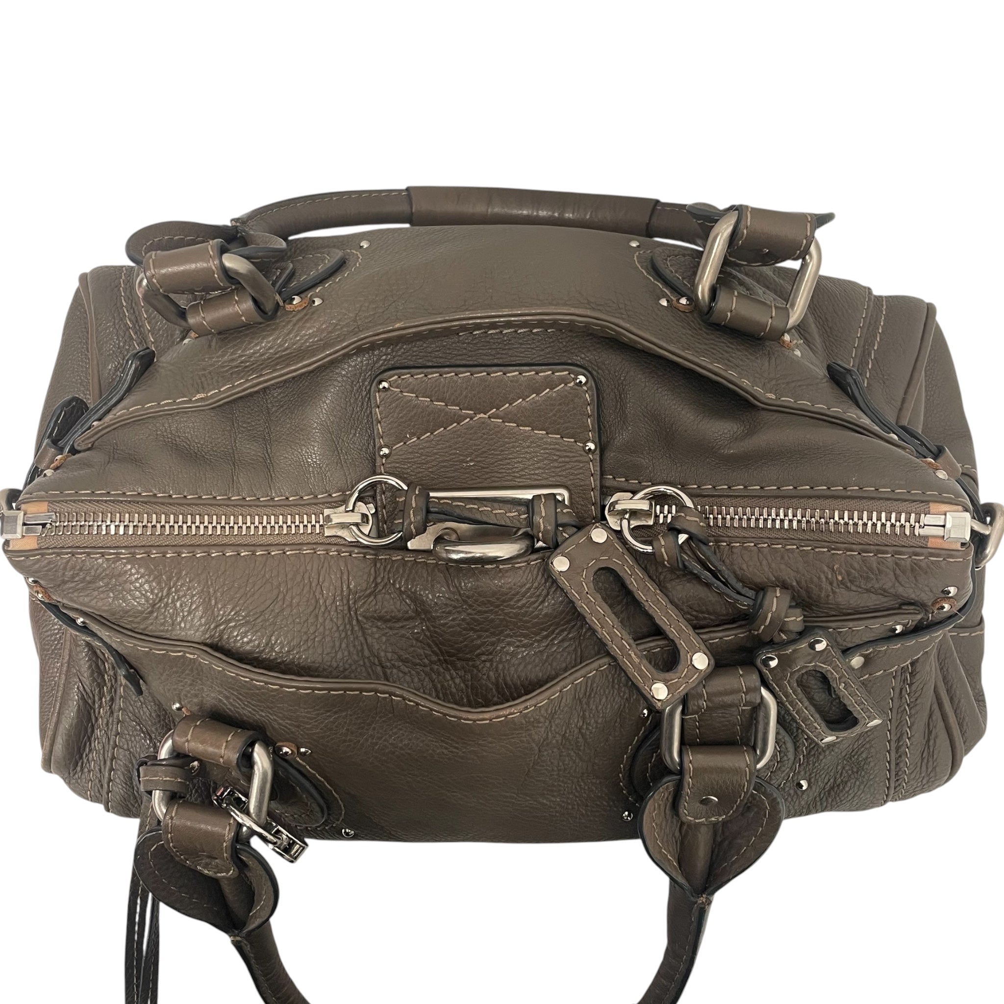 Chloe/Hand Bag/Leather/GRN/PADDINGTON LEATHER SATCHEL view 3