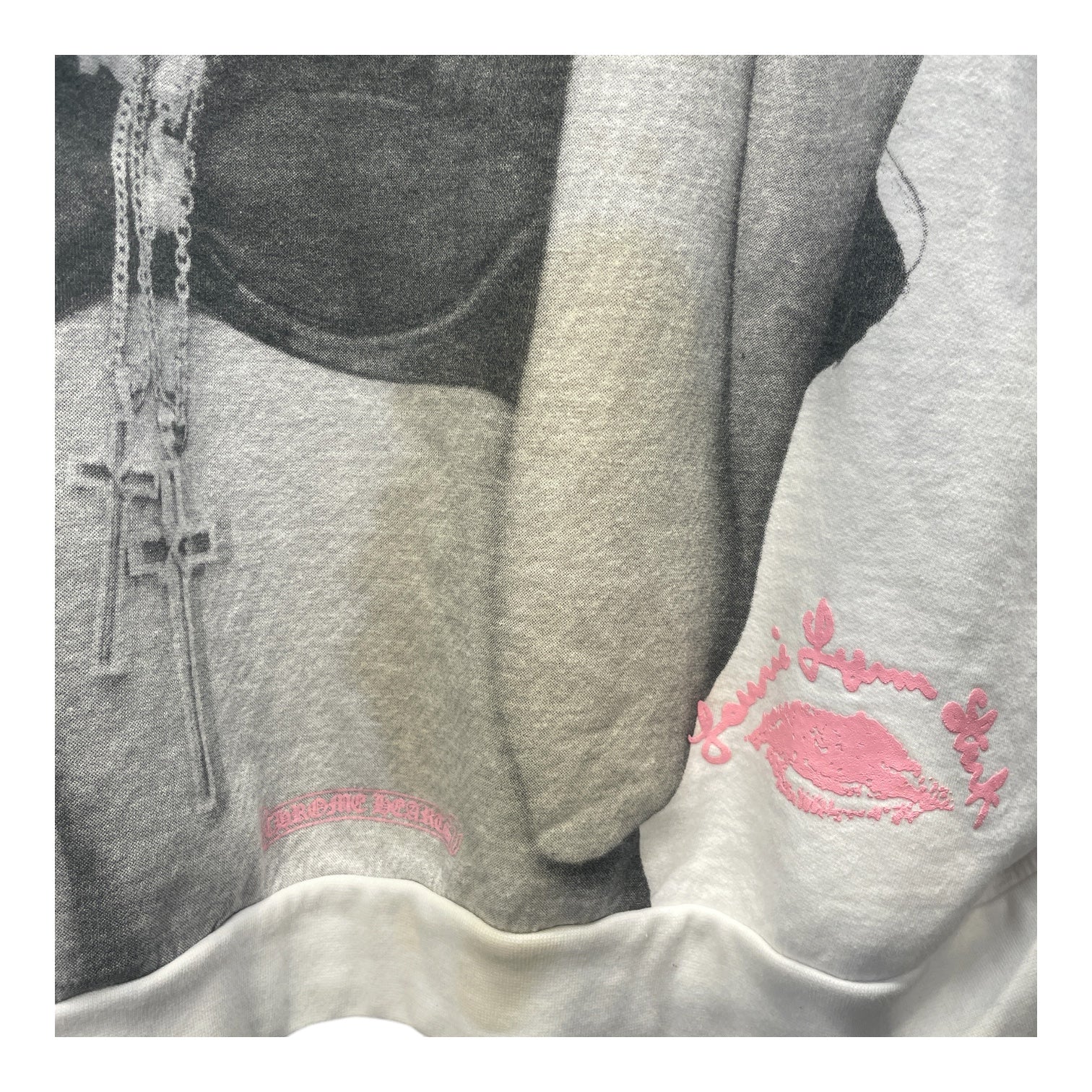 CHROME HEARTS/Hoodie/XL/Graphic/Cotton/WHT/LAURIE LYNN STARK/PINKWORDS view 8