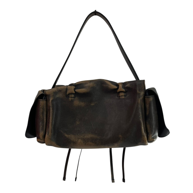 Acne Studios/Bag/Leather/BRW/BOWS + DISTRESSING