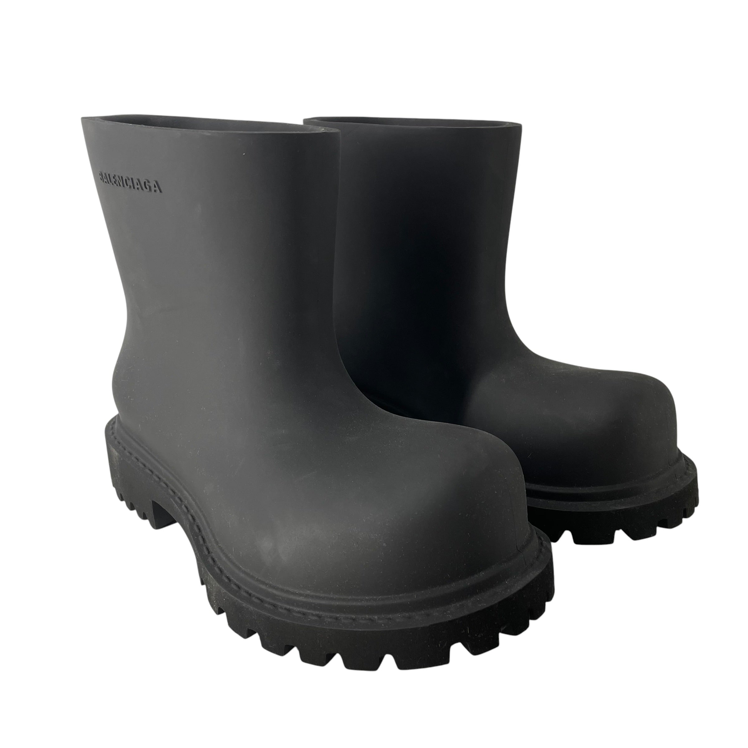 BALENCIAGA/Rain Boots/EU 38/BLK/BNWT MID STERIOD BOOTS view 1