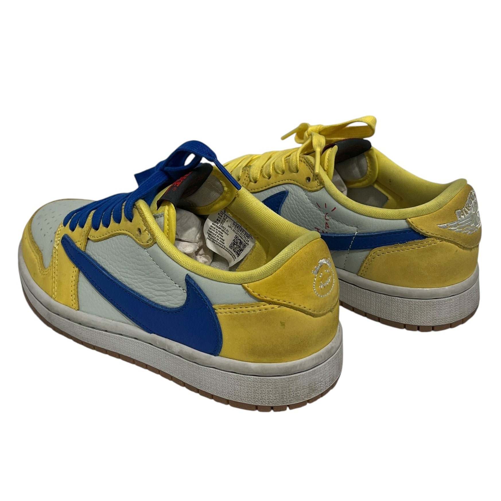 NIKE/CACTUS JACK/Low-Sneakers/US 6/Leather/YEL/Canary Jordan 1 view 2