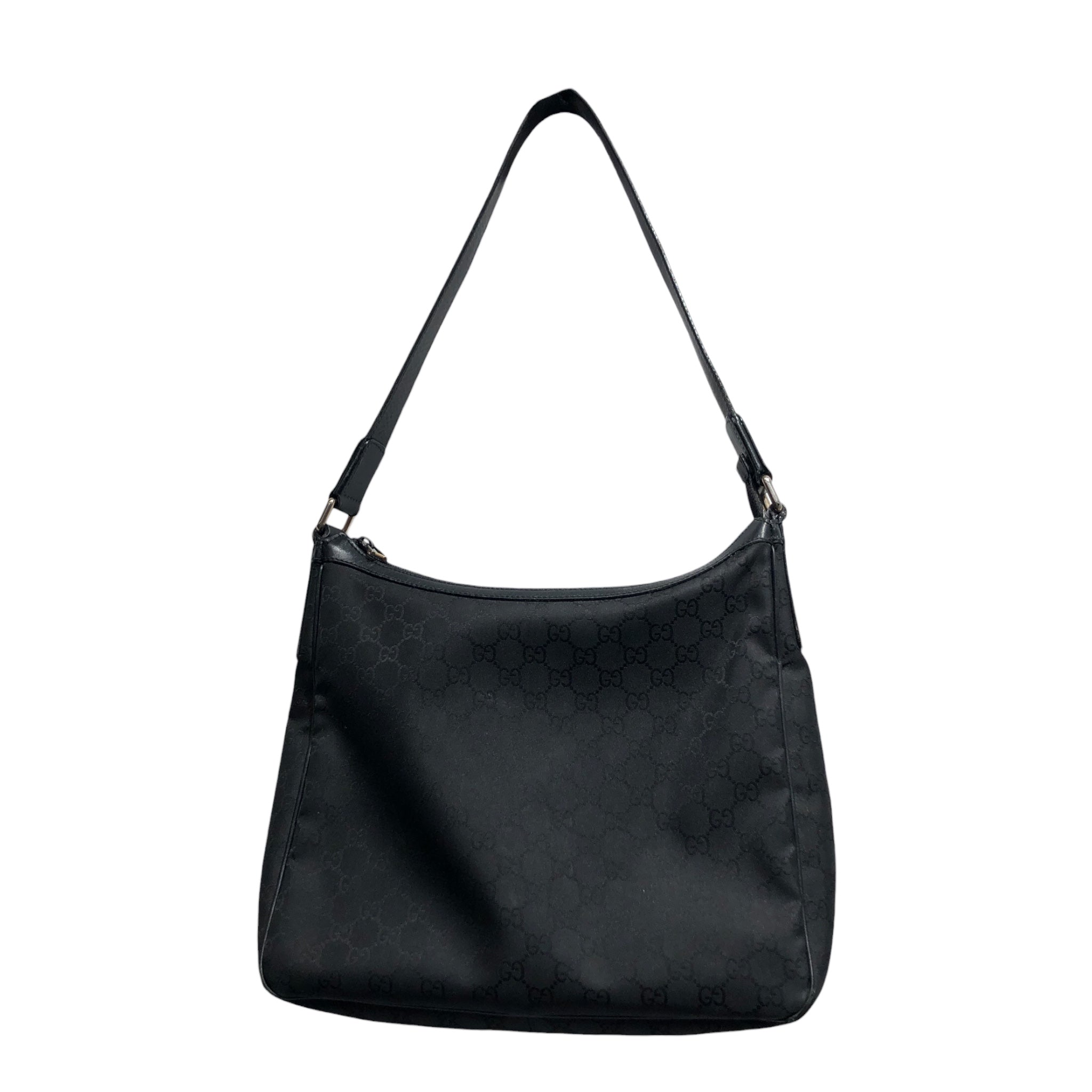 GUCCI/Hand Bag/Monogram/Nylon/BLK/GG SHOULDER BAG view 1