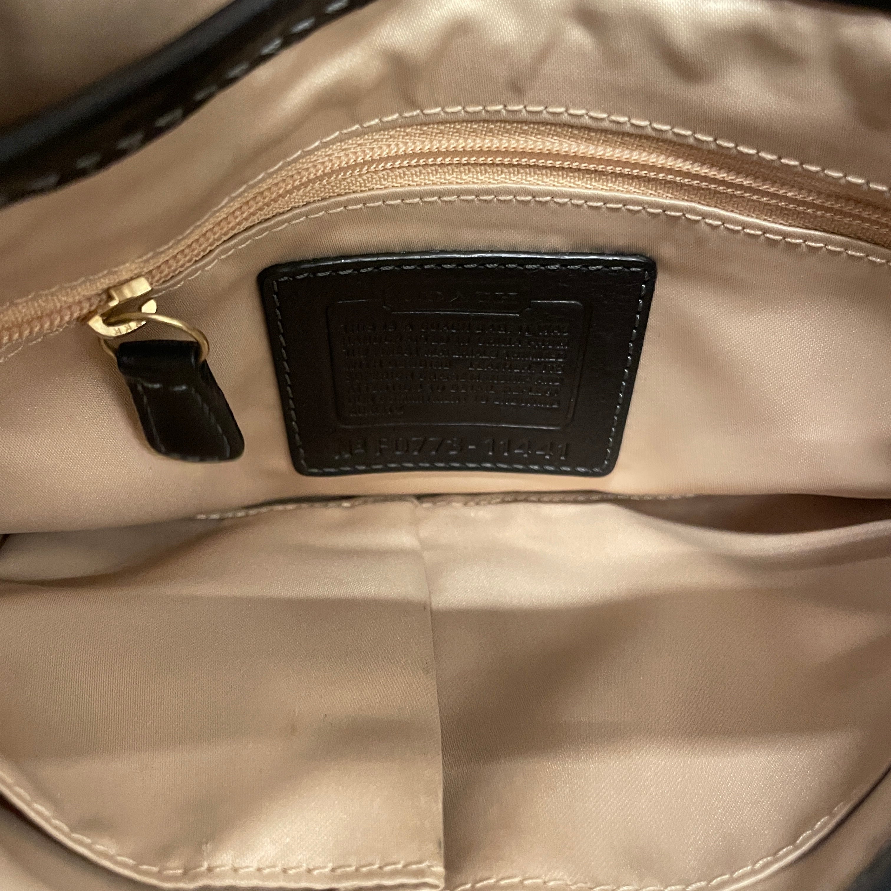COACH/Bag/Monogram/Cotton/CRM/Bleecker Signature Hobo view 3