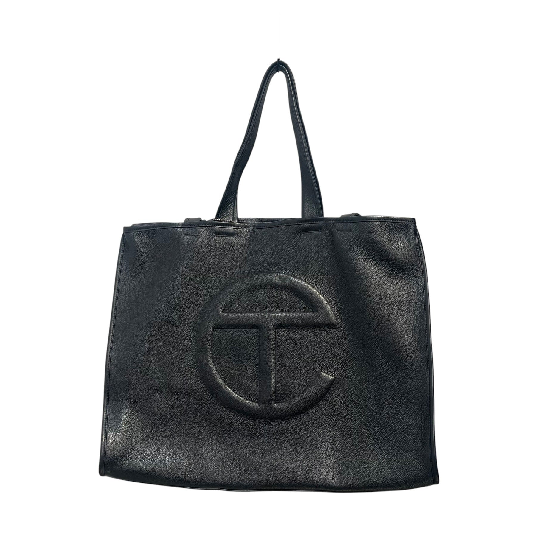 Telfar/Wilsons Leather/Tote Bag/Leather/BLK/PEBBLE LTHR LARGE TOTE-W/TAGS view 1