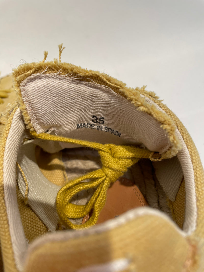 Maison Margiela/Low-Sneakers/EU 35/Cotton/IVR/
