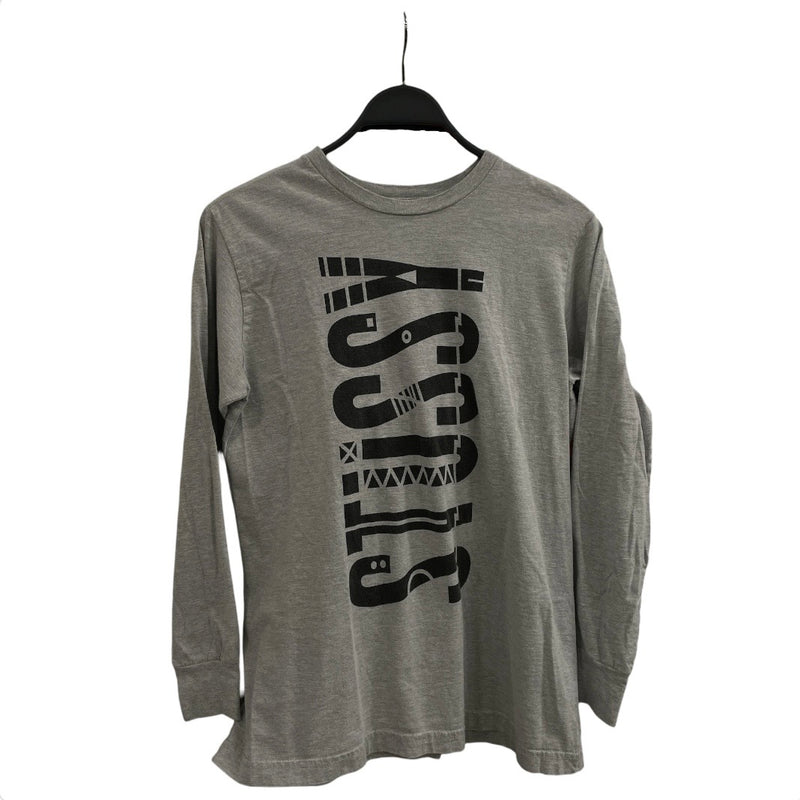 STUSSY/T-Shirt/M/Cotton/GRY/