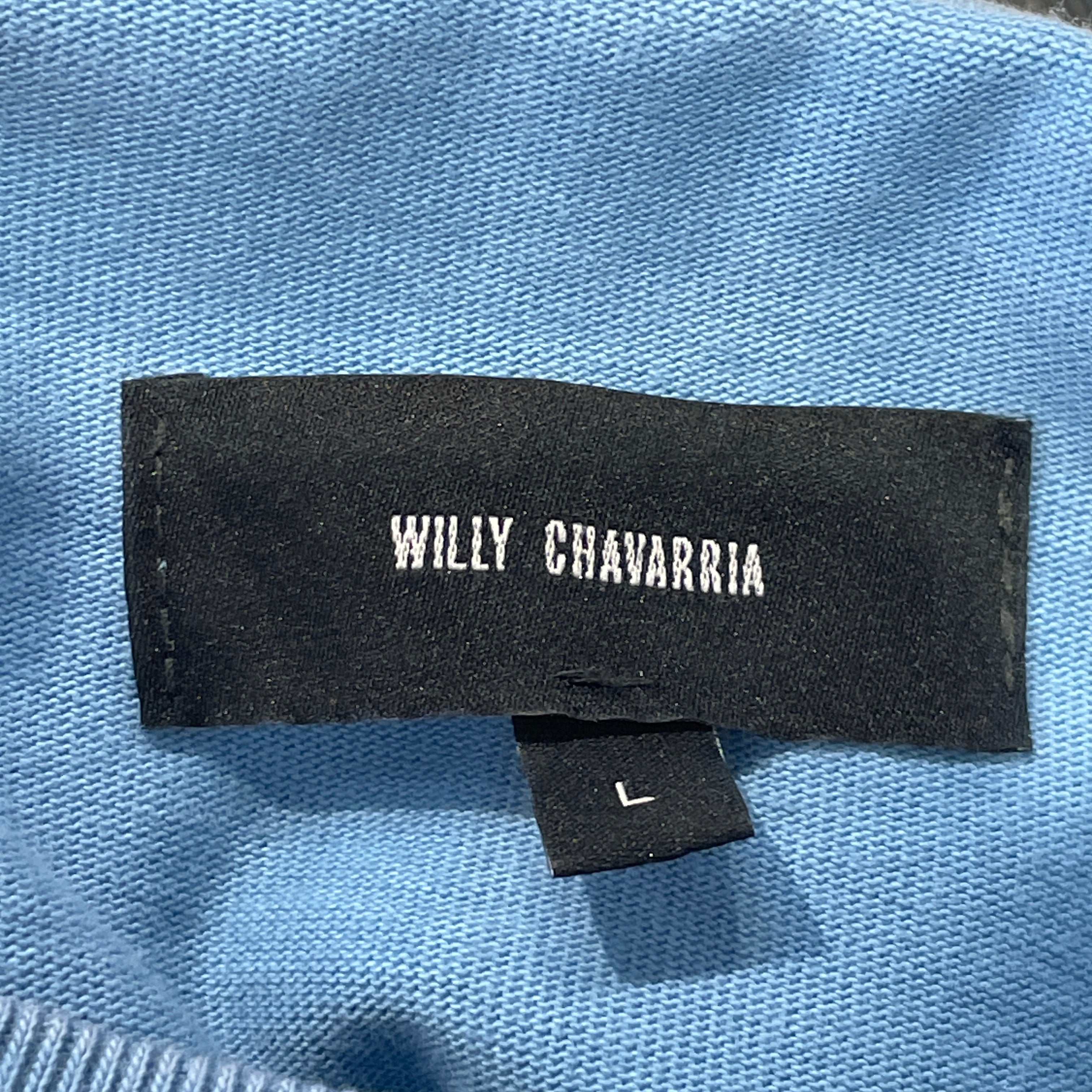 WILLY CHAVARRIA/T-Shirt/L/Cotton/BLU/All Over Print/GRUPO NUEVA VISION POR VIDA view 3