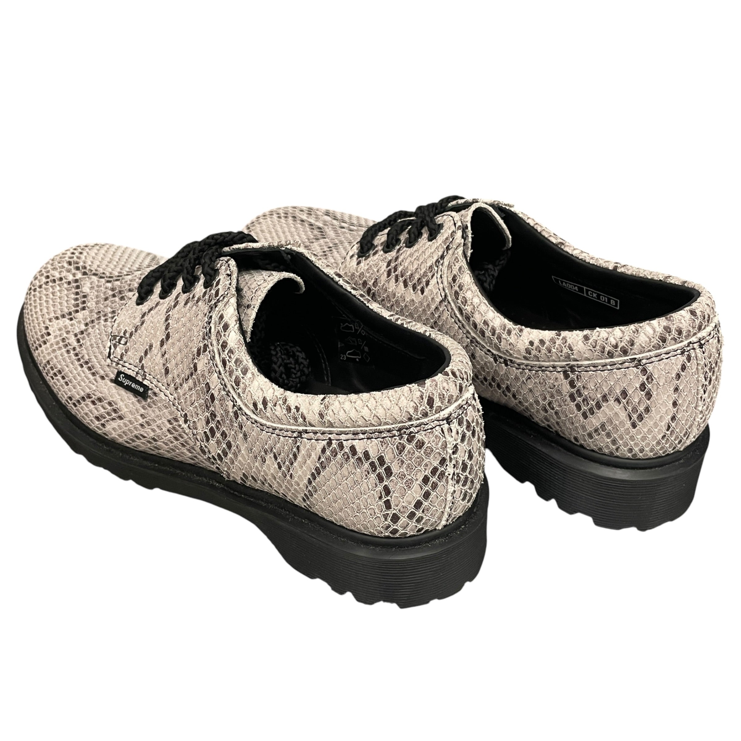Dr.Martens/Supreme/Shoes/US 7/Animal Pattern/Leather/GRY/SNAKESKIN view 2