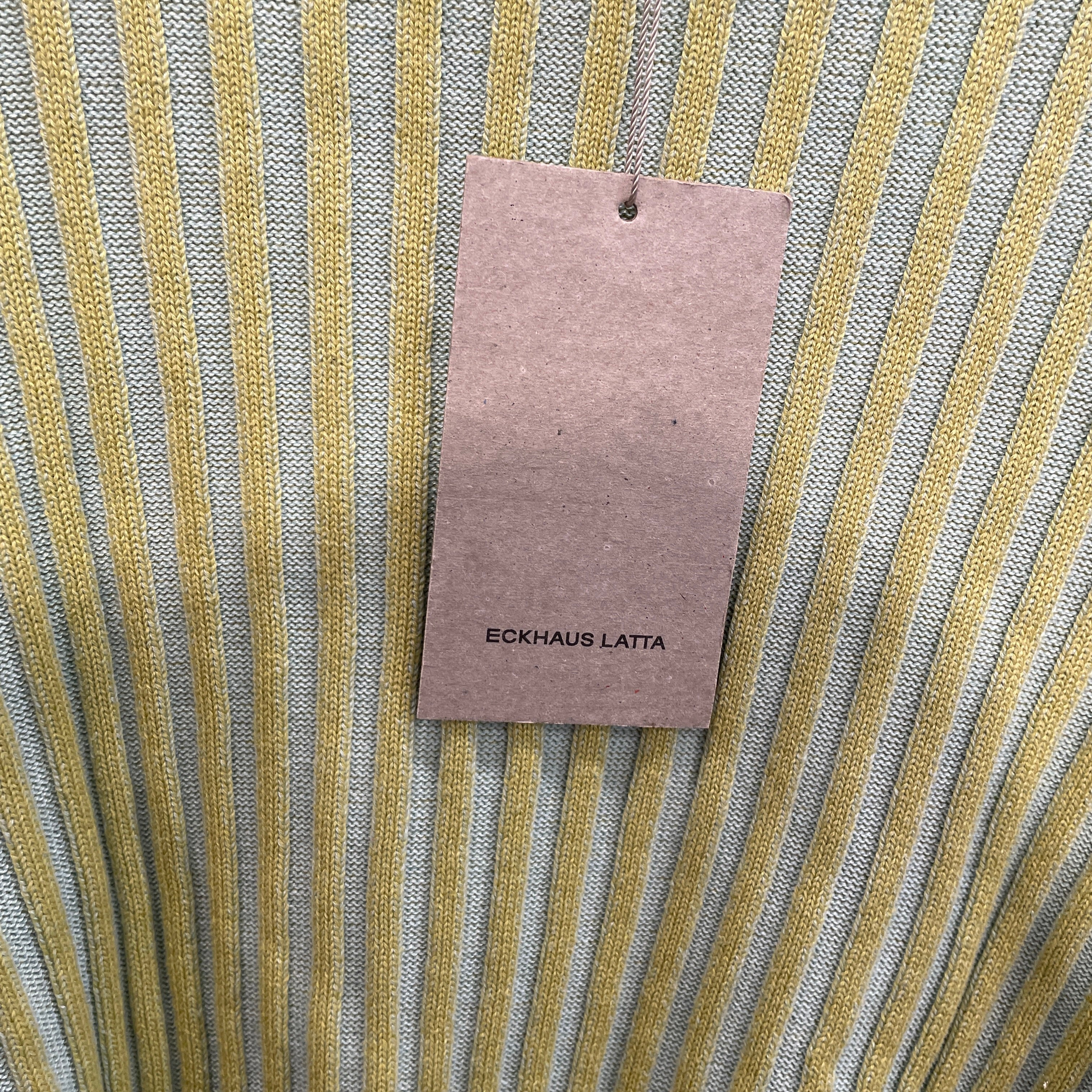 ECKHAUS LATTA/Sweater/M/Stripe/Cotton/MLT/YLLW STRIPE RIB KNIT view 5
