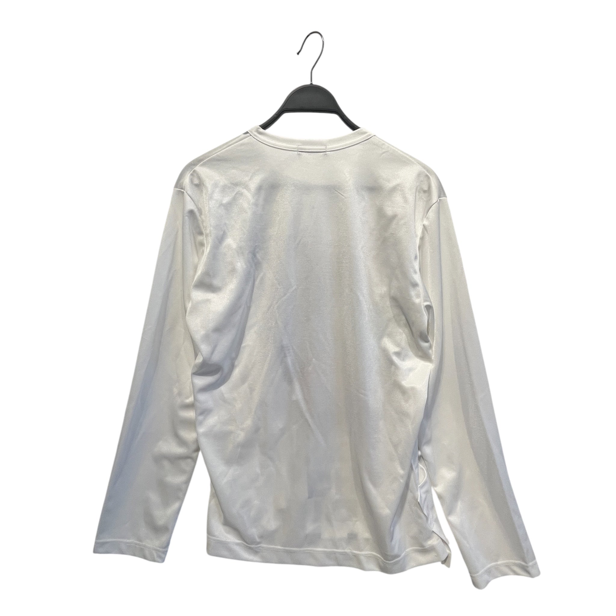 COMME des GARCONS HOMME PLUS/LS T-Shirt/L/Polyester/WHT/Graphic/mechanical collage graphic view 2