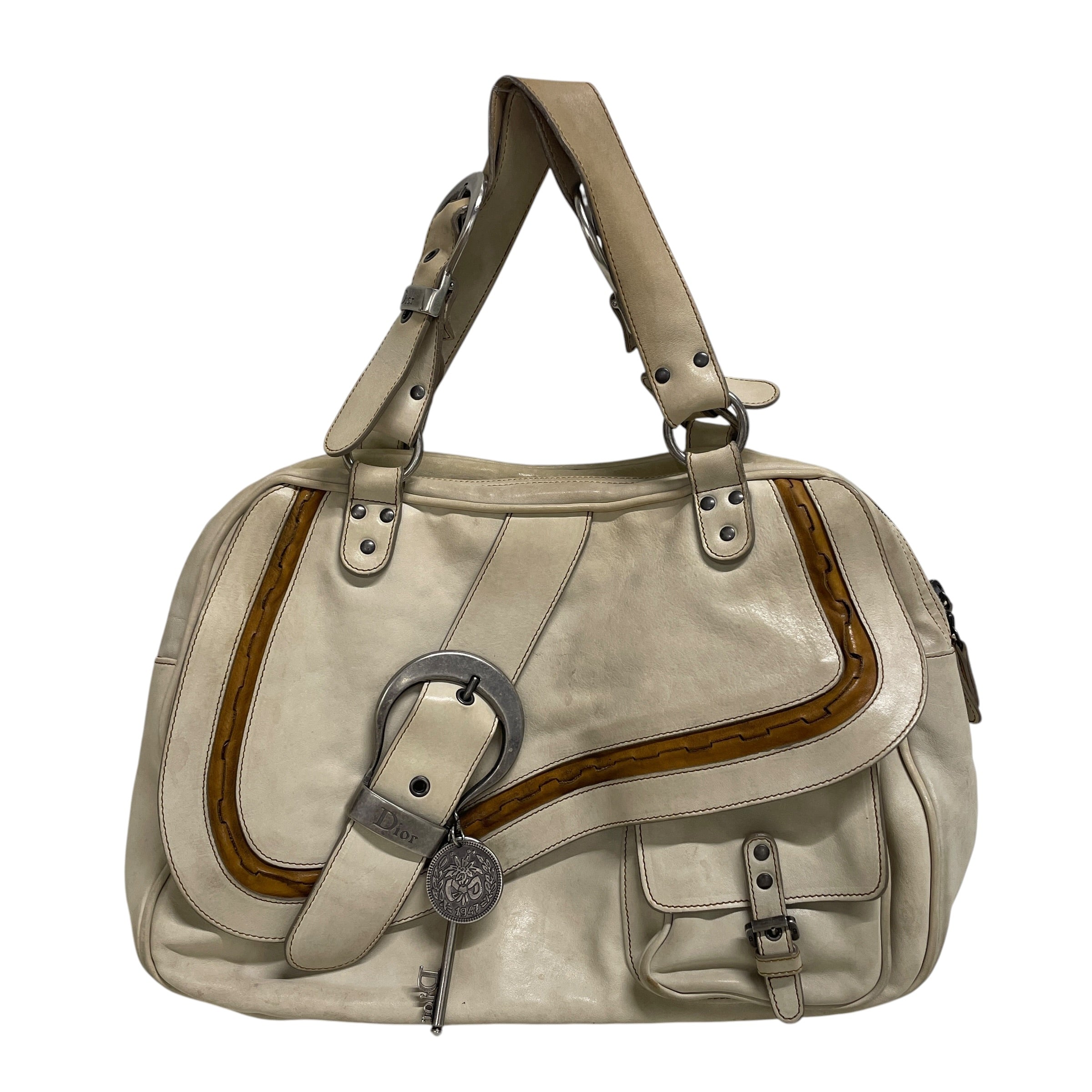 Christian Dior/Hand Bag/Leather/CRM/86qy68m view 1