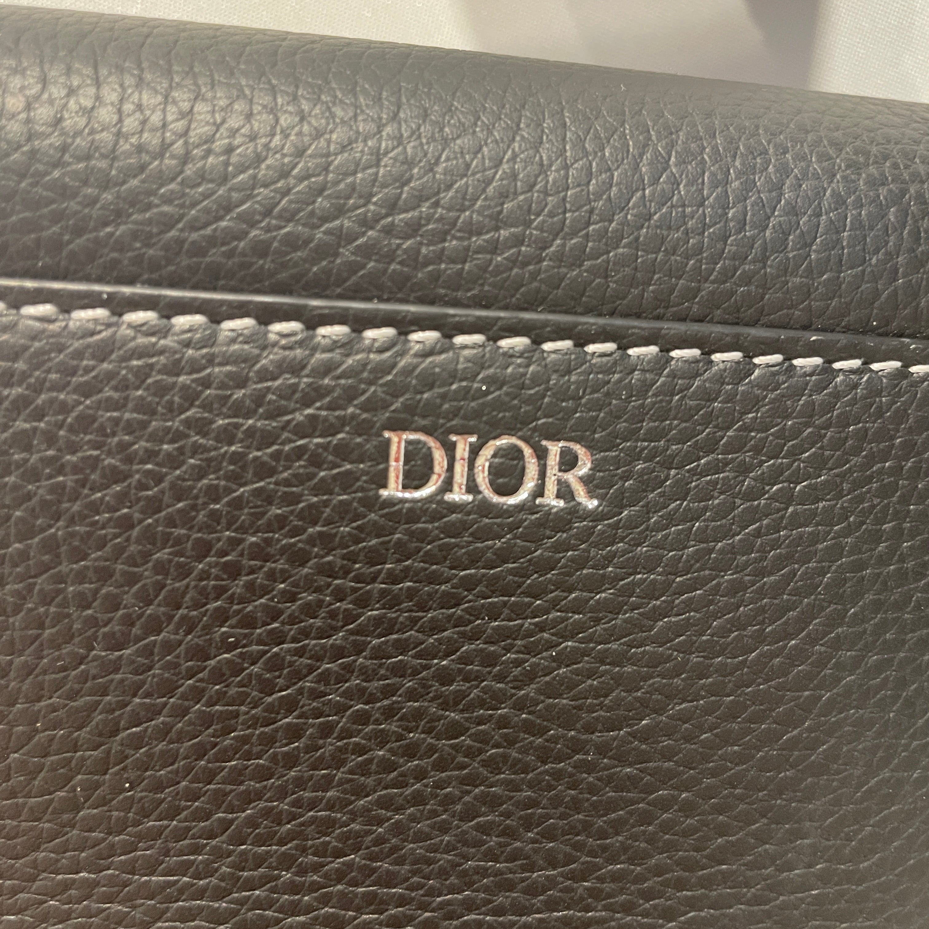 Christian Dior/Cross Body Bag/Leather/NVY/DIOR SADDLE MESSENGER BAG view 8