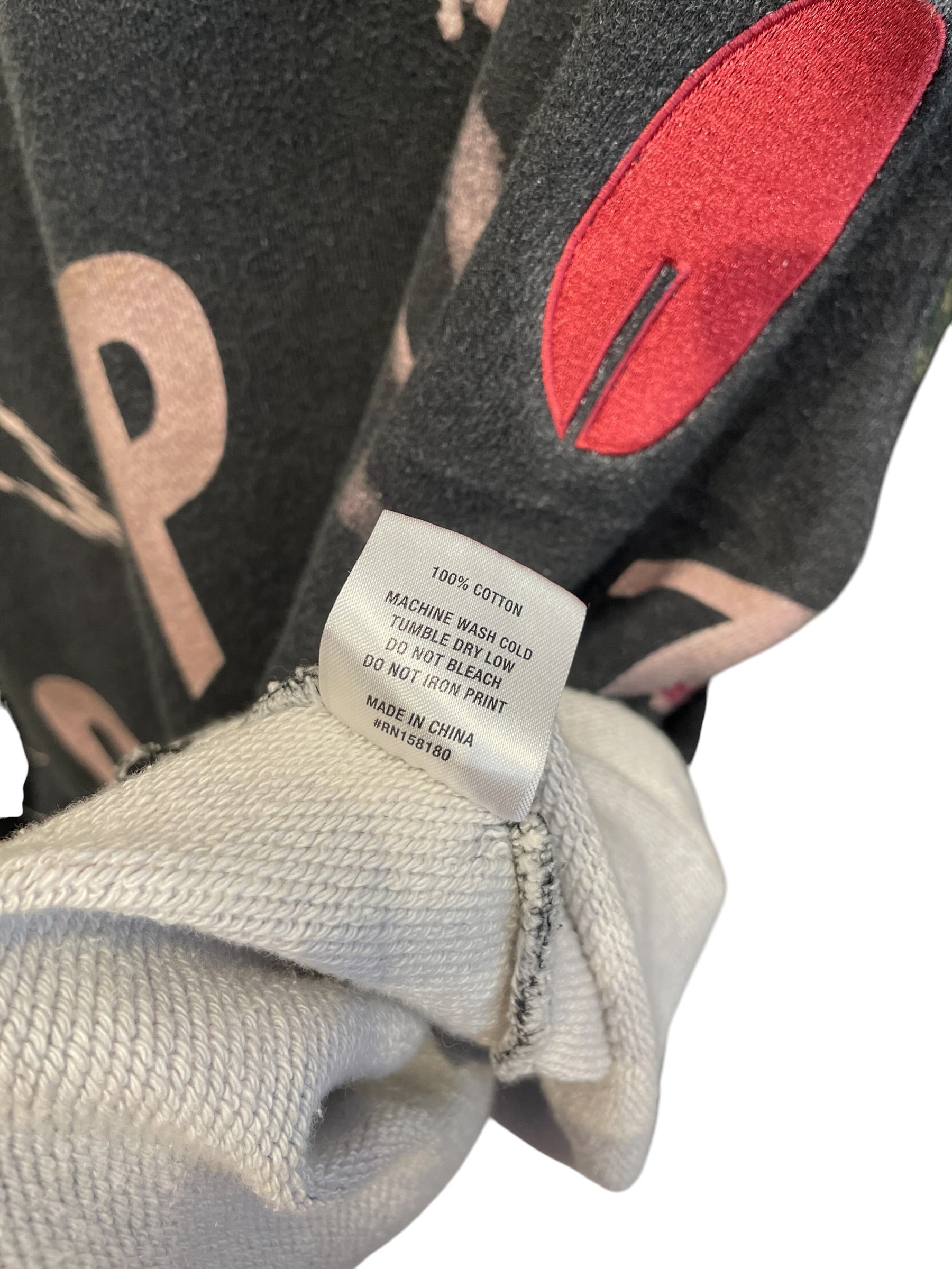 HONOR THE GIFT/Sweatshirt/XL/All Over Print/Cotton/GRY/collage crewneck view 5