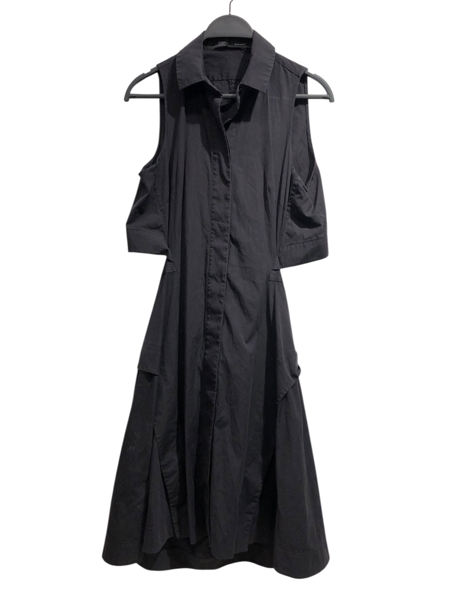 PROENZA SCHOULER/SL Dress/6/Cotton/BLK/ view 1