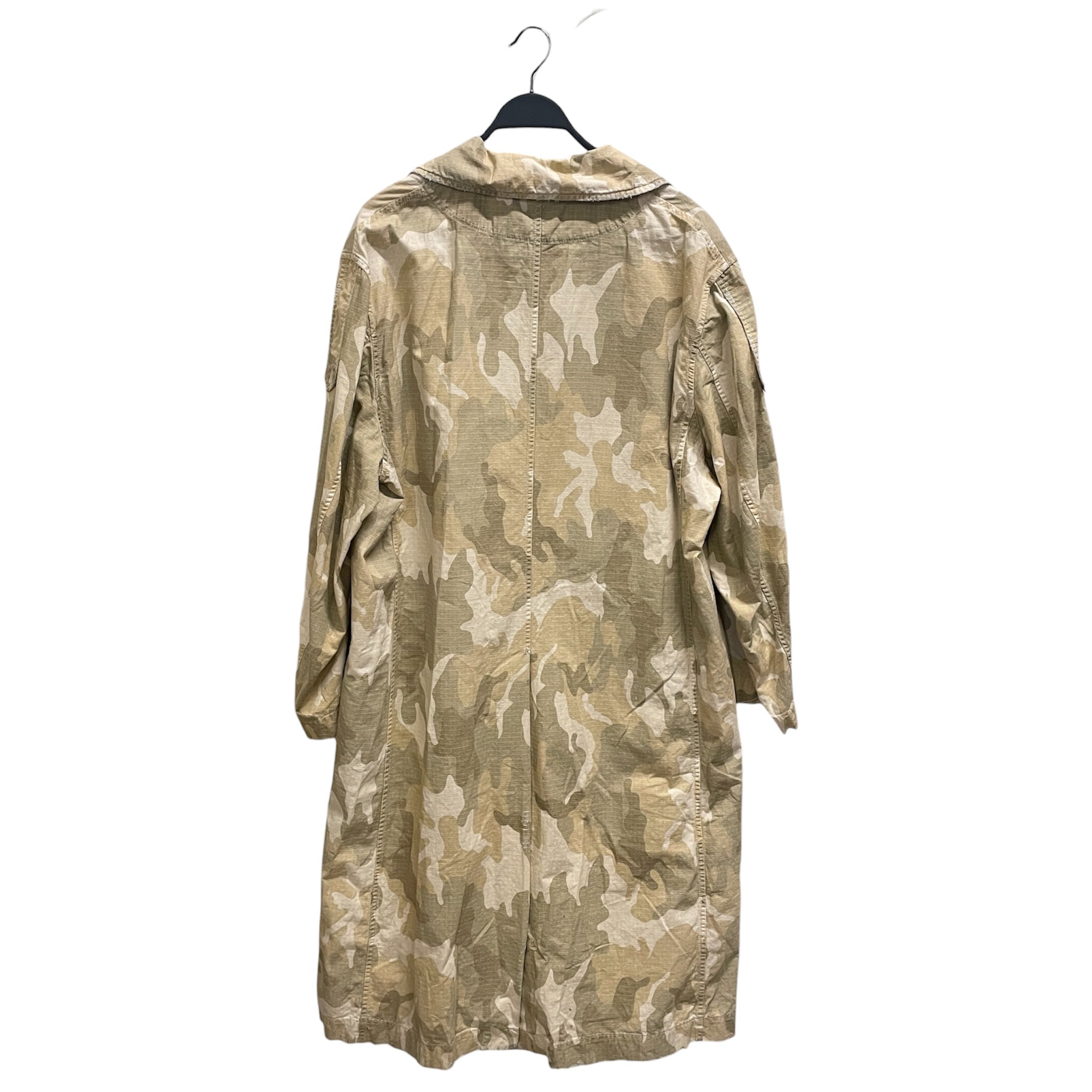 424(FourTwoFour)/Coat/54/Cotton/CML/Big Silhouette/Camouflage/SNAP BUTTON CAMO TRENCH view 2