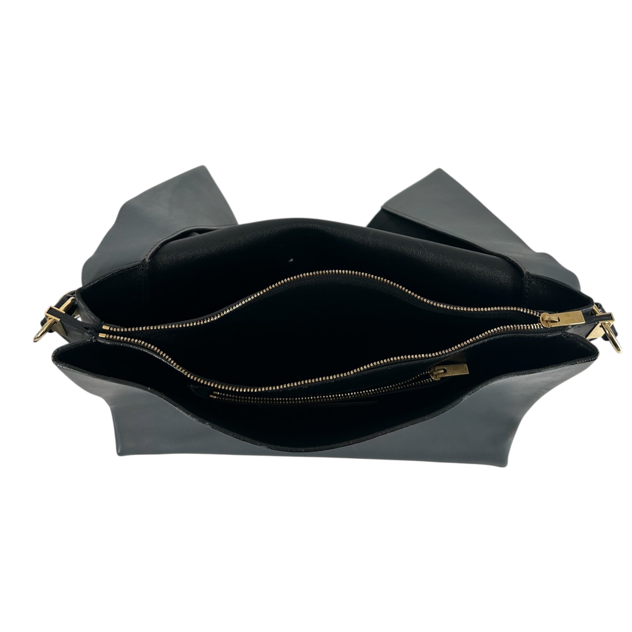 CELINE/Cross Body Bag/Leather/GRY/FGA 0123 view 4