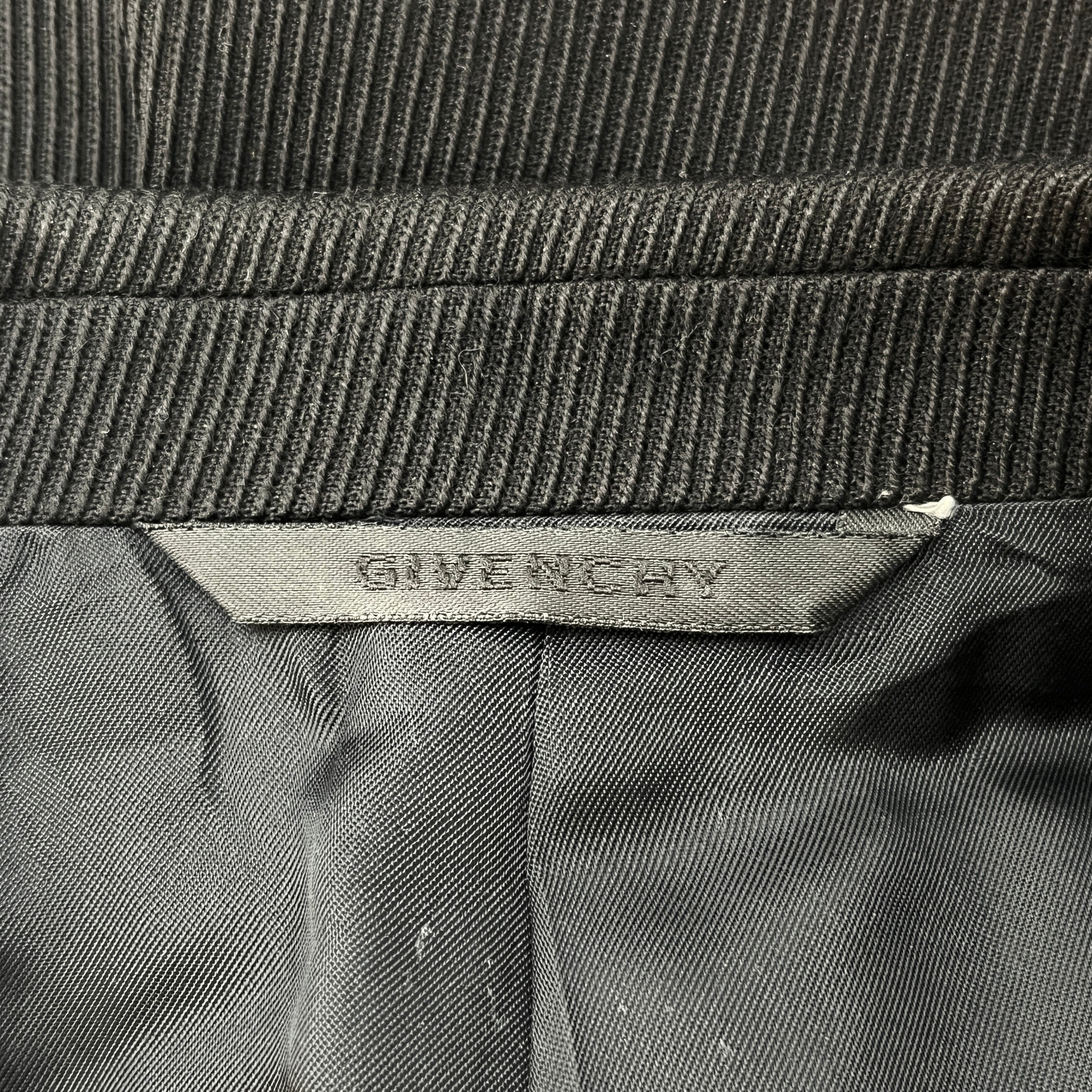 GIVENCHY/Tailored Jkt/50/Wool/BLK/Lock Closure Blazer view 3