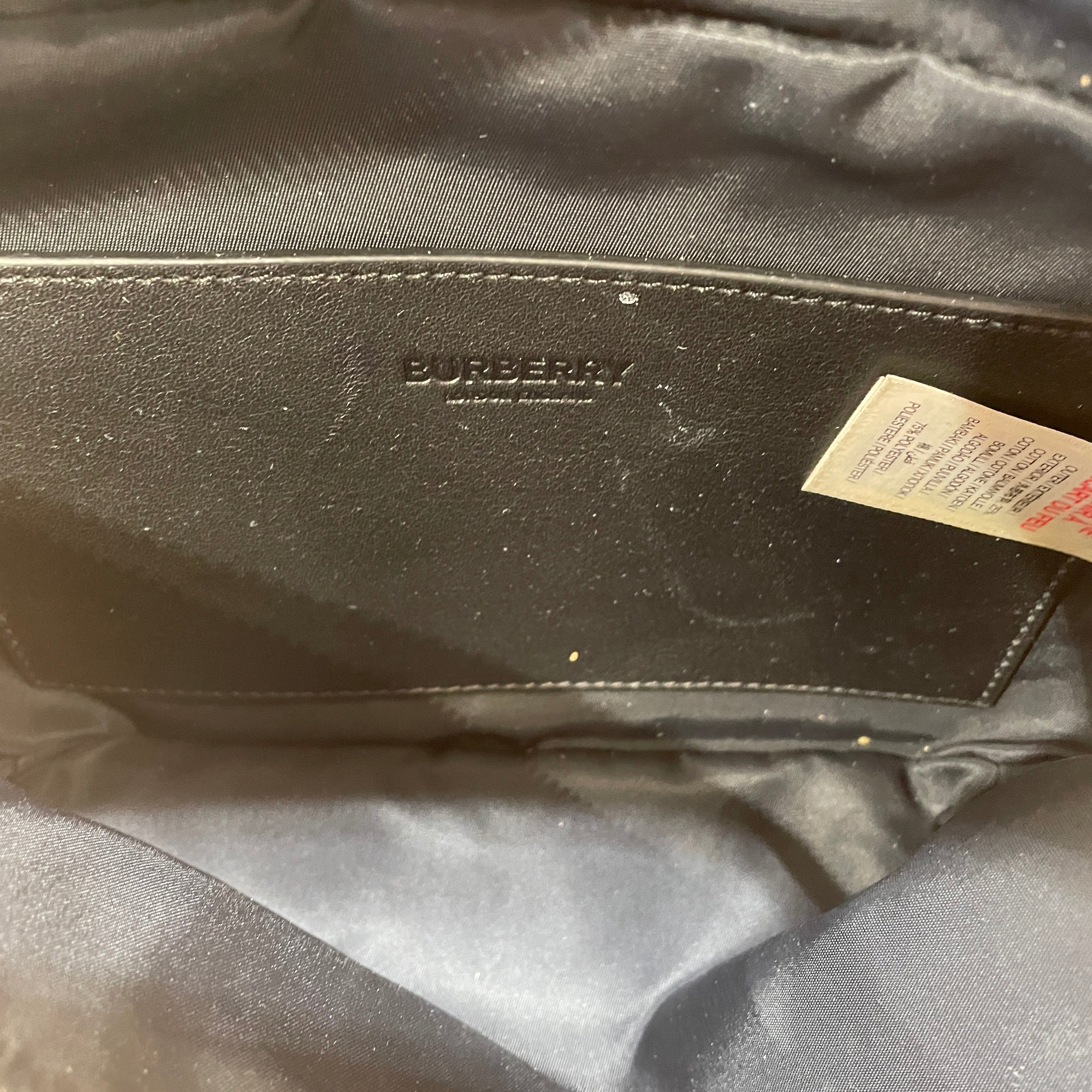 BURBERRY/Fanny Pack/Monogram/Cotton/BLK/CNSUPLEA5DON view 3