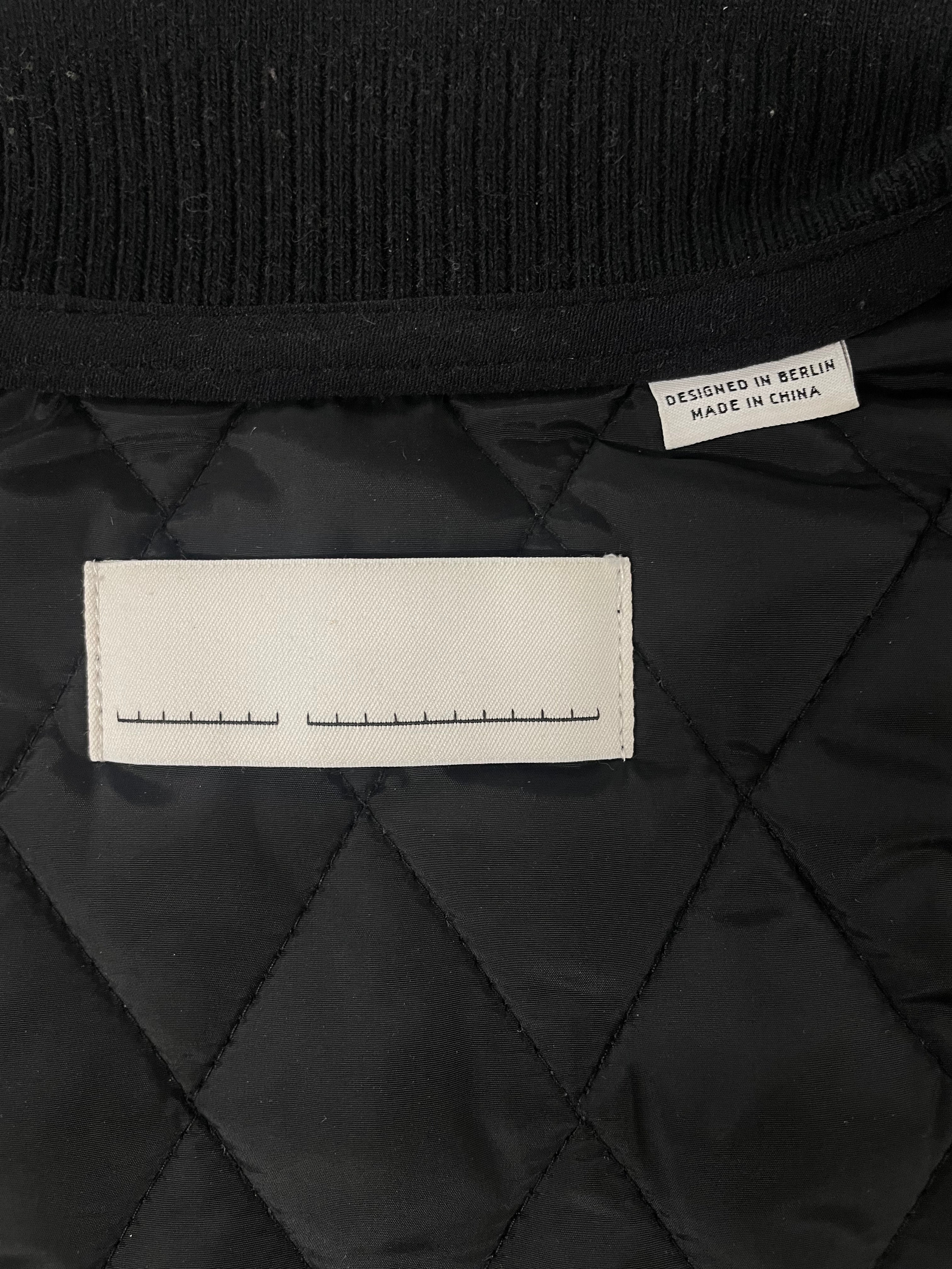 RANDOM IDENTITIES/Quilted Jkt/S/Polyester/BLK/QUILTED BOMBER JKT view 4