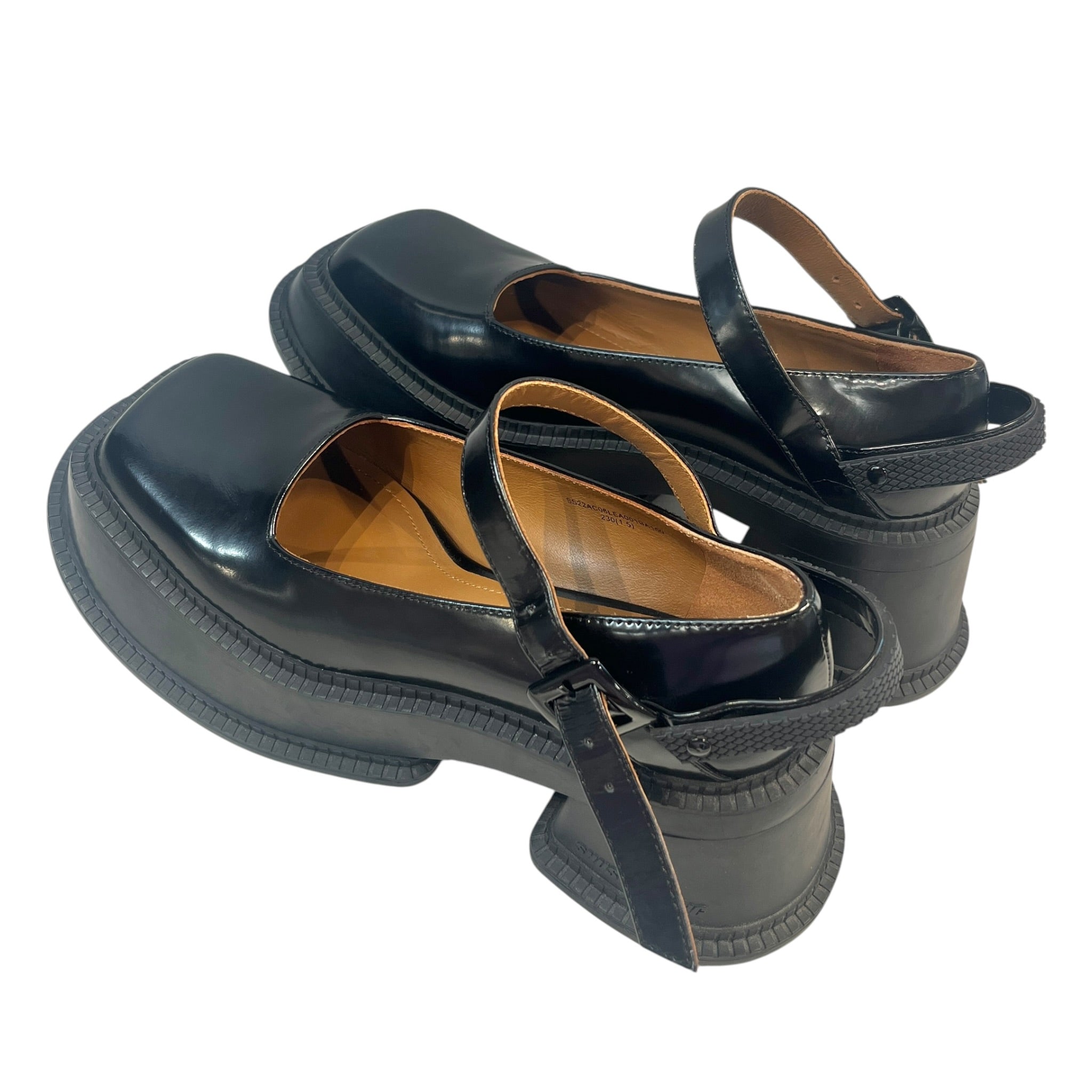 SHUSHU/TONG/Loafers/EU 36/Leather/BLK/Platform/PLATFORM MARY JANES view 2