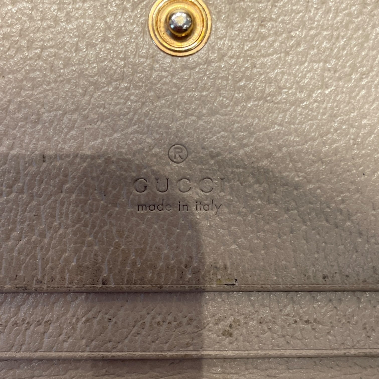 GUCCI/Bifold Wallet/Stripe/Cotton/WHT/OPHIDIA view 5