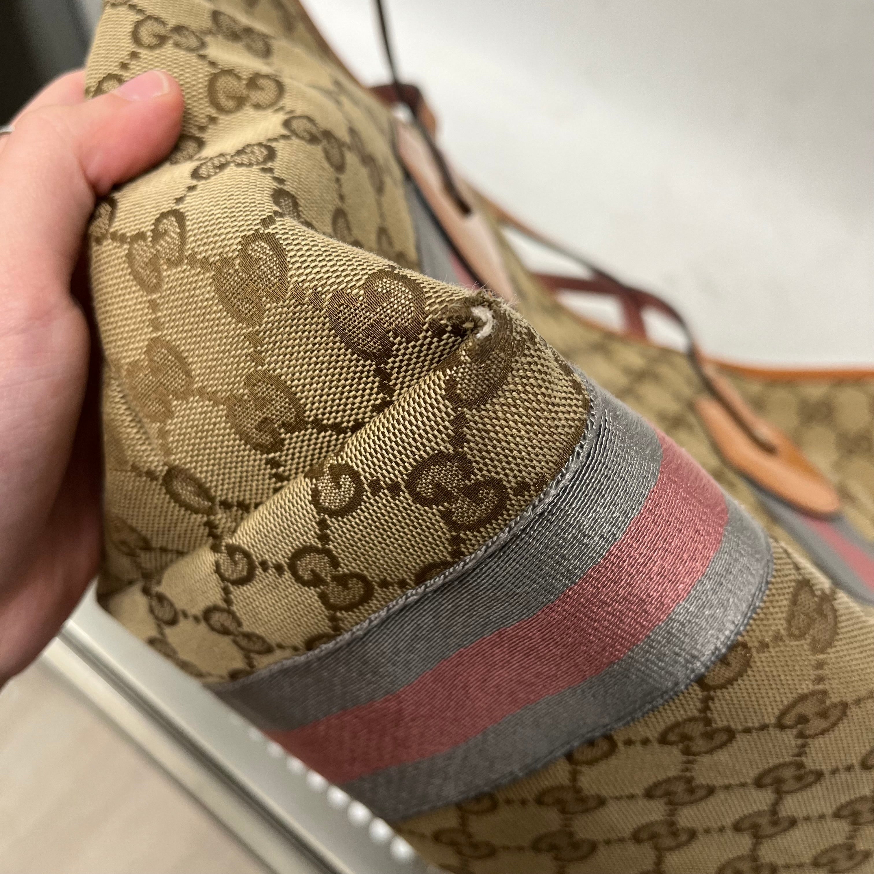 GUCCI/Tote Bag/Monogram/BRW/GG Canvas Jolie view 12