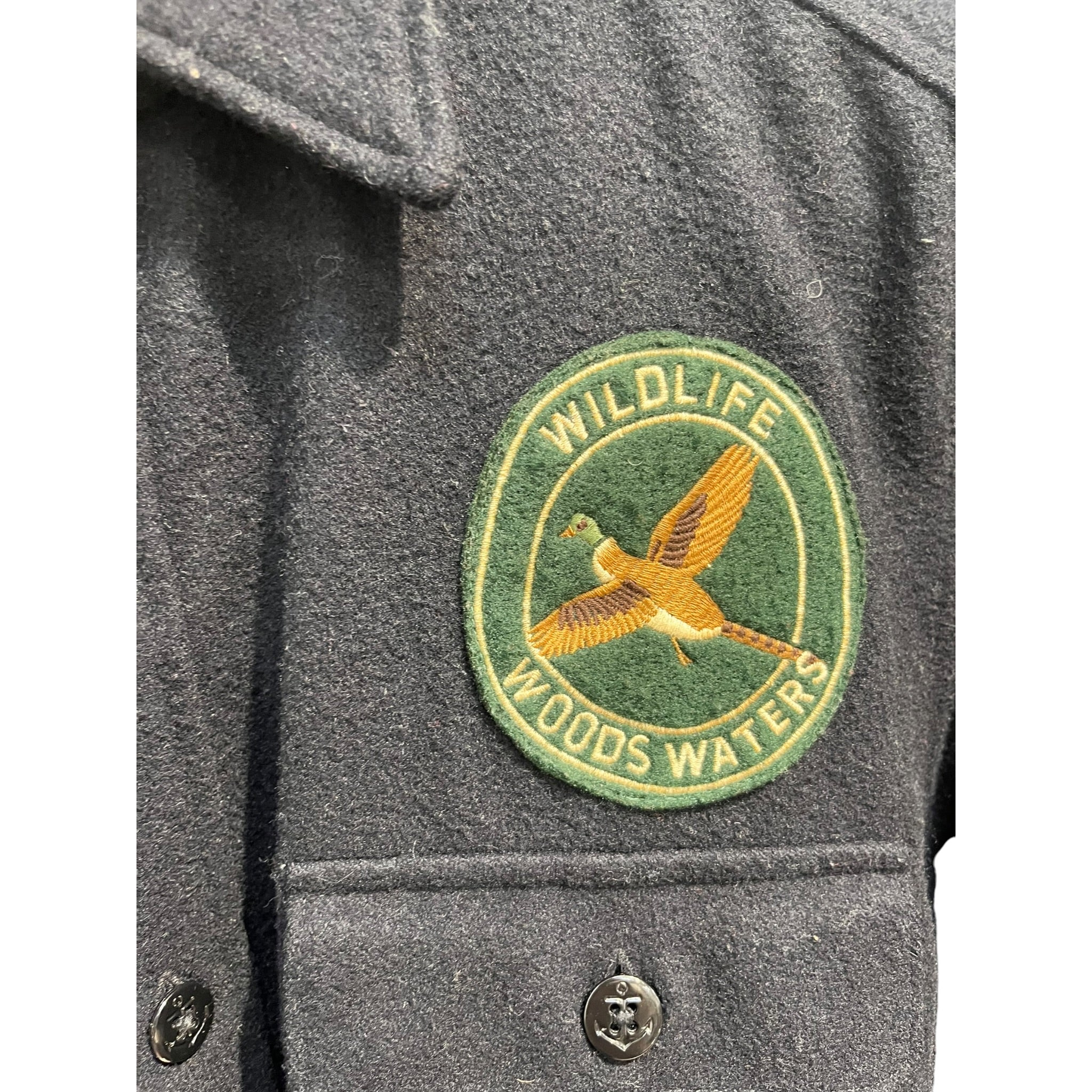 RUGBY RALPHLAUREN/Jacket/M/Wool/BLK/SHACKET-RANGER PATCHES view 8