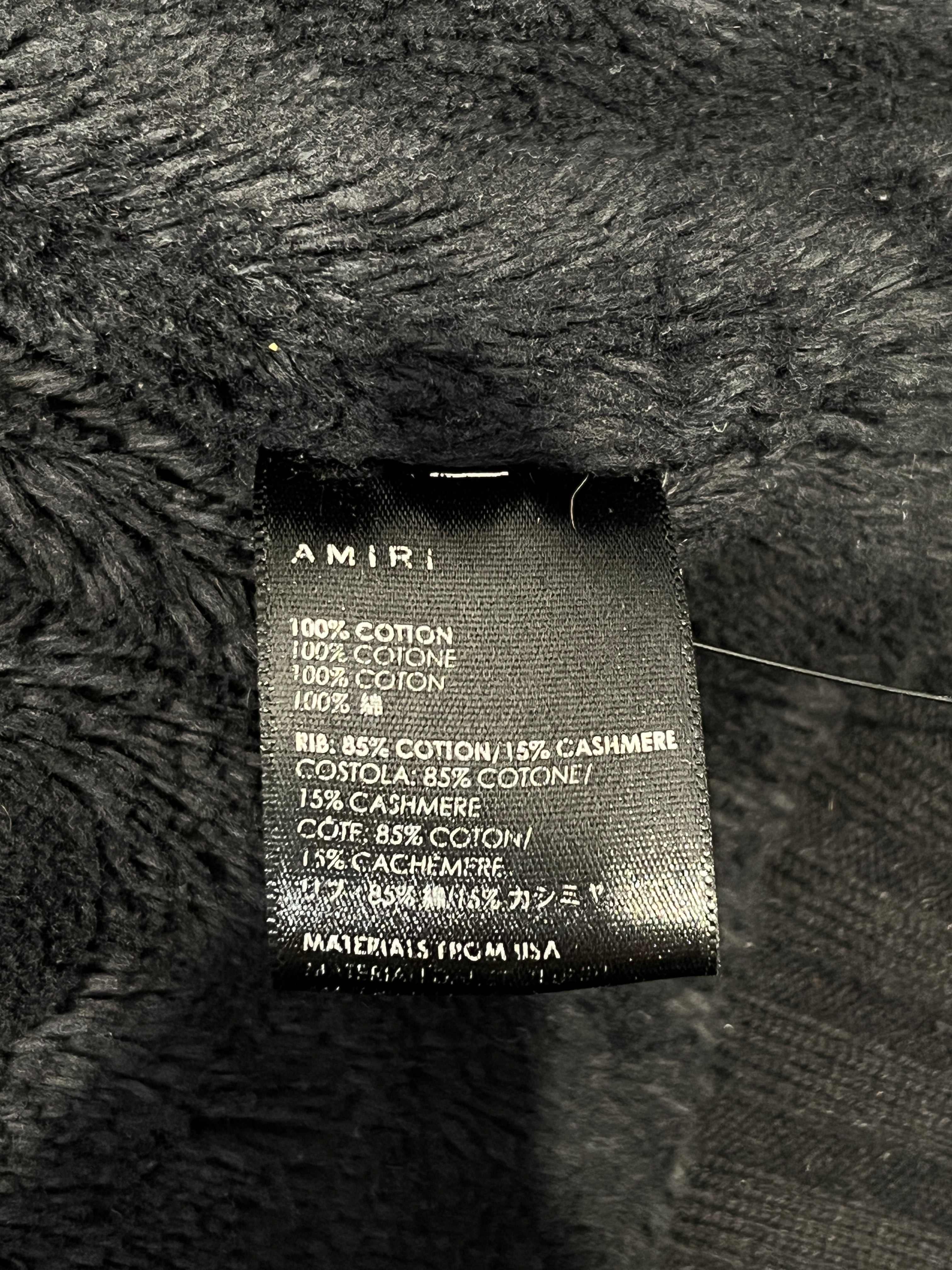 AMIRI/Fleece Jkt/S/Cashmere/BLK/FUR FLEECE JACKET view 4