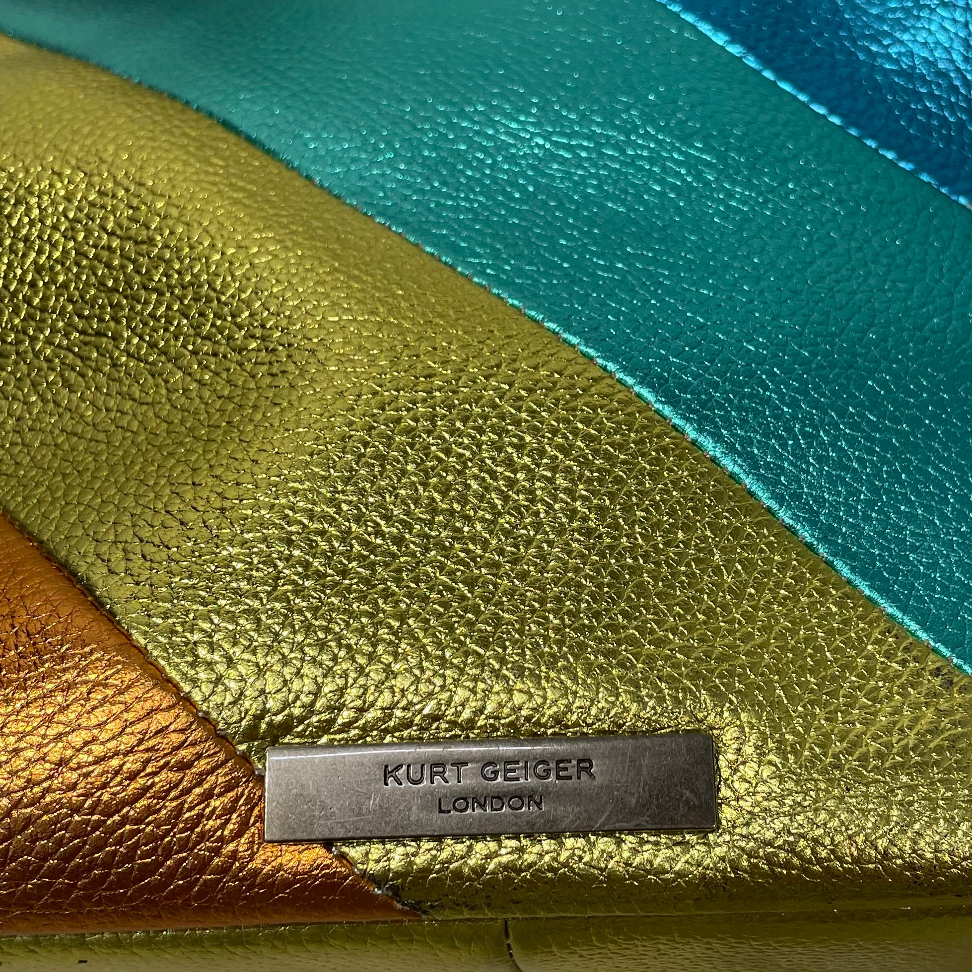 Kurt Geiger/Hand Bag/Stripe/Leather/MLT/ view 4